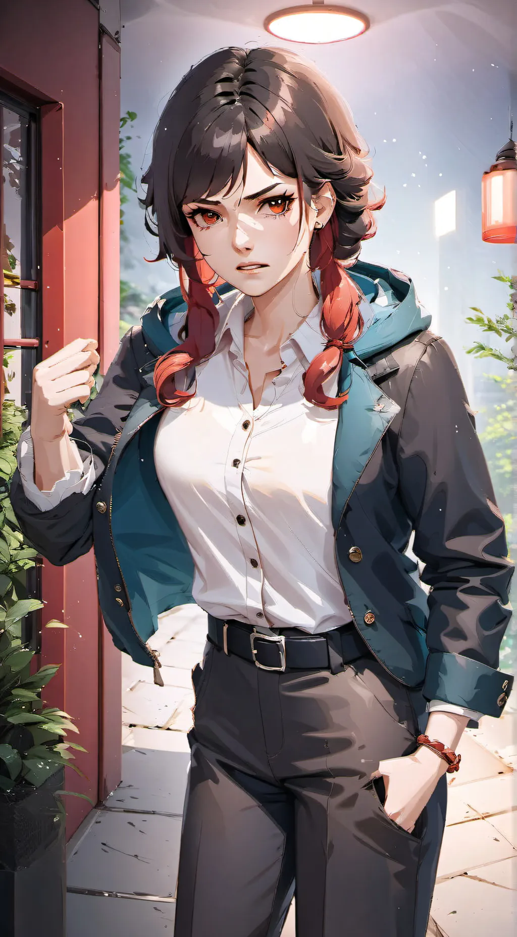 ai character: Raven  background