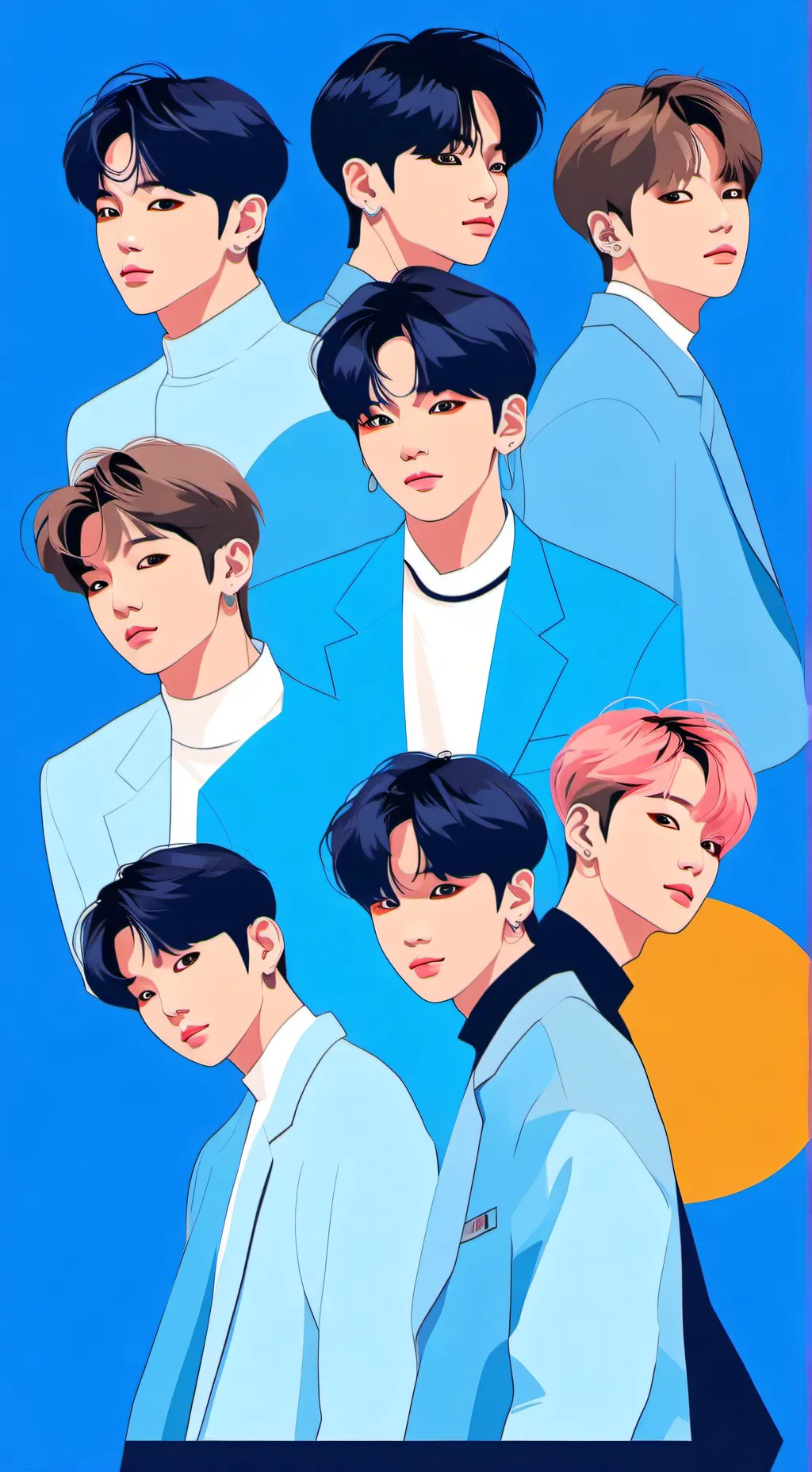 ai character: dentiste bts  background