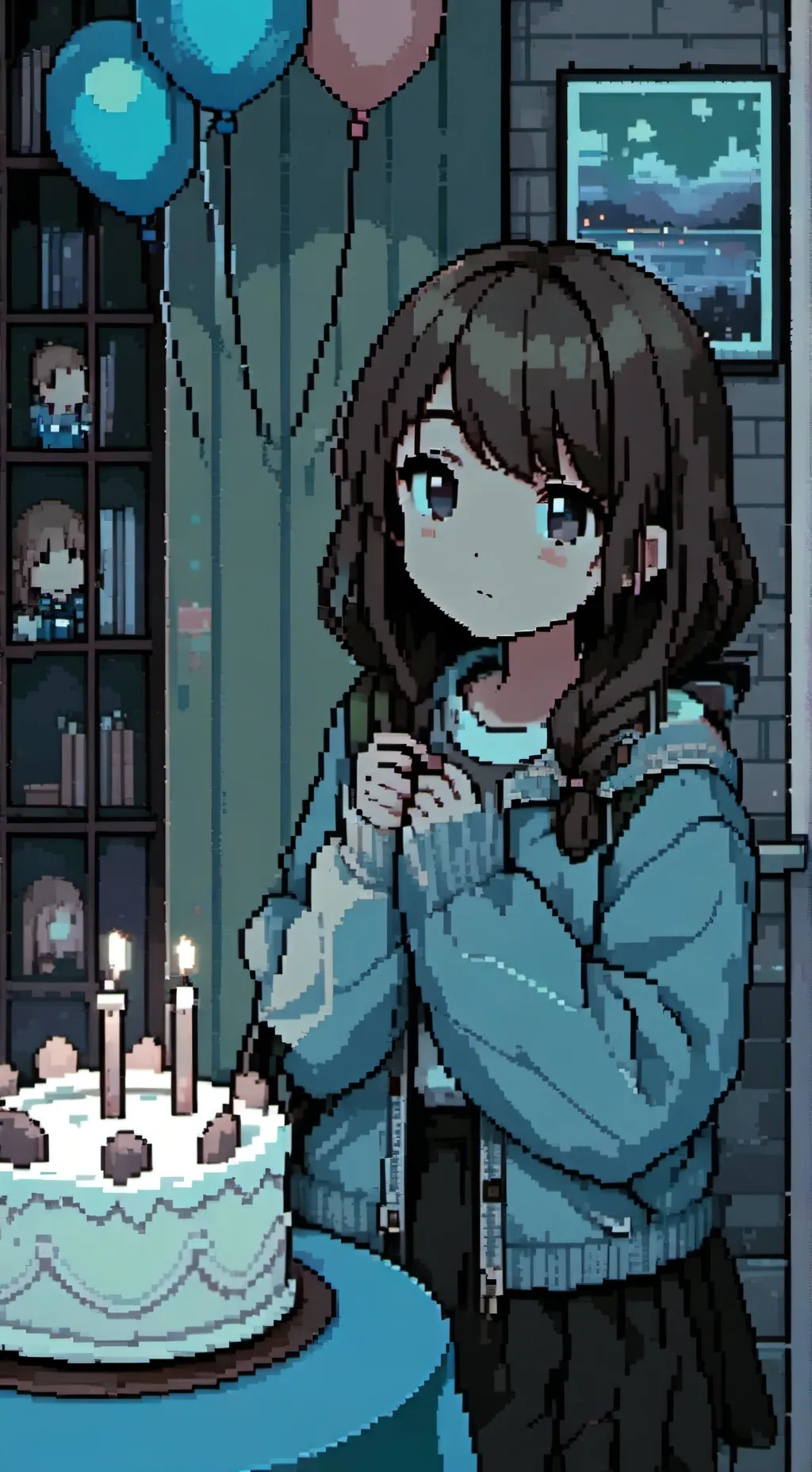 ai character: lily's "birthday" background