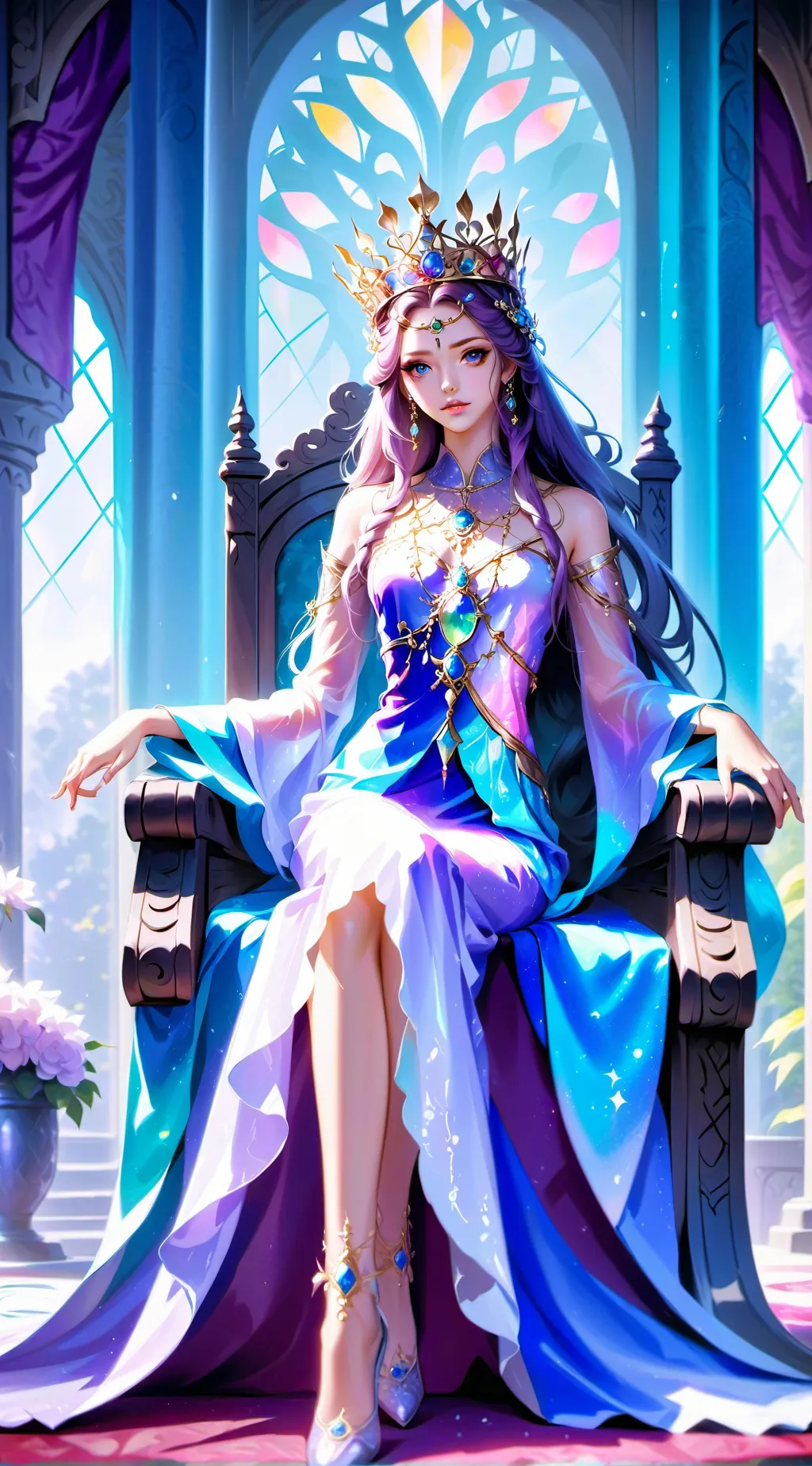 ai character: Kiara  background