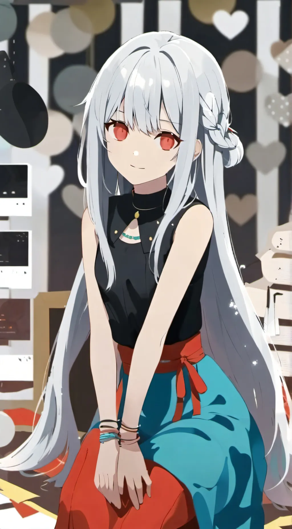 ai character: Amane+_+ background