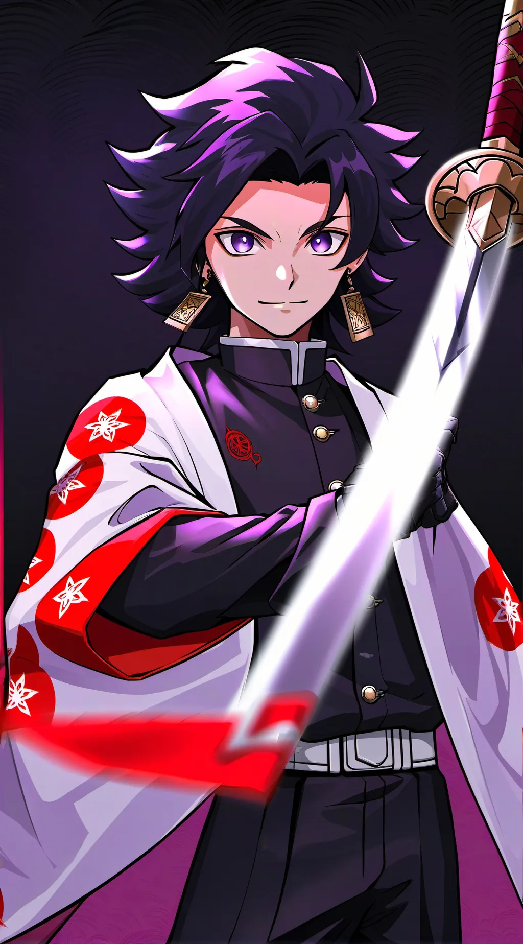 ai character: demon slayer new  background