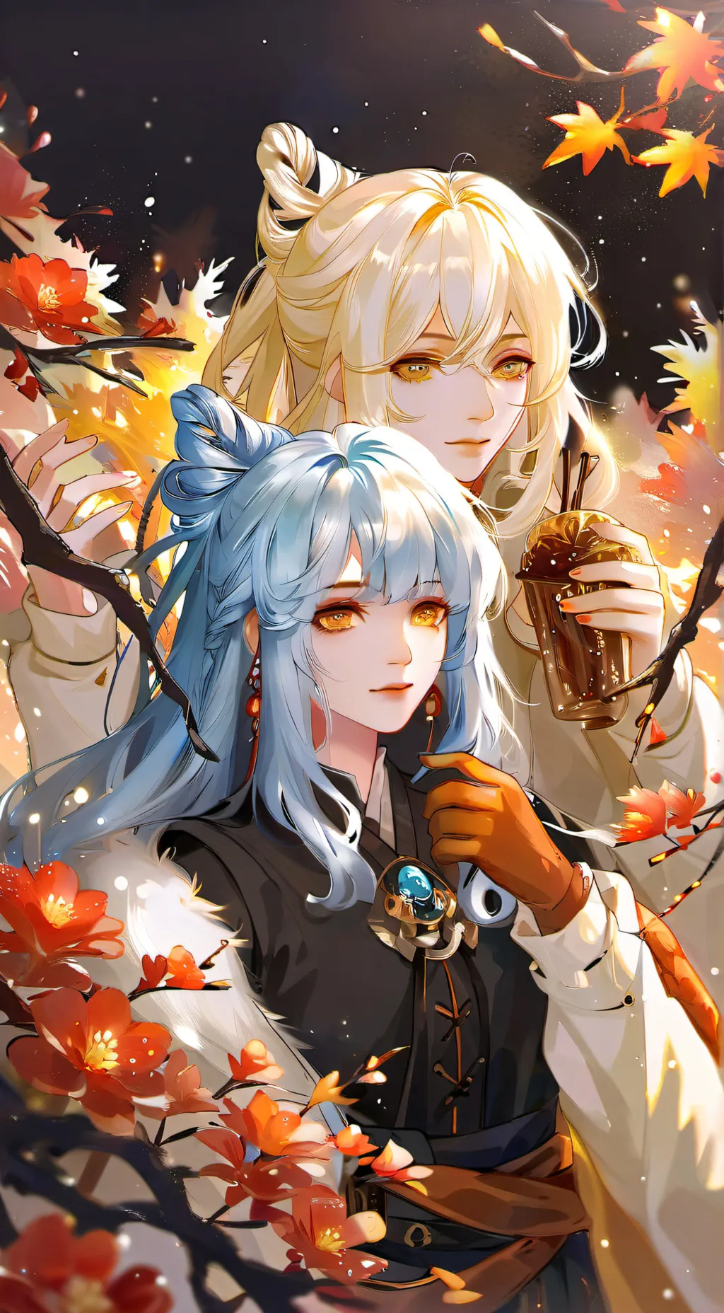 ai character: Vacation  background