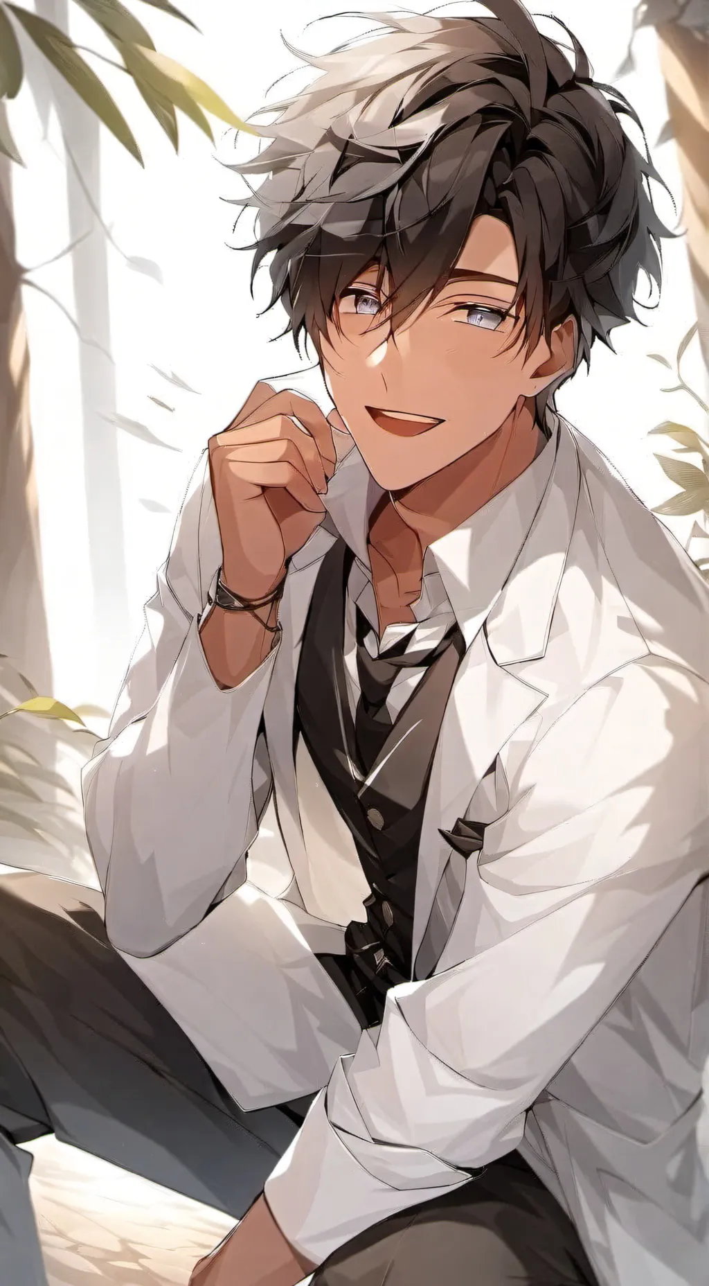 ai character: Albin  background