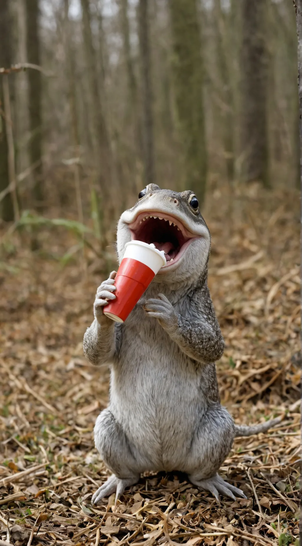 ai character: Lizard background