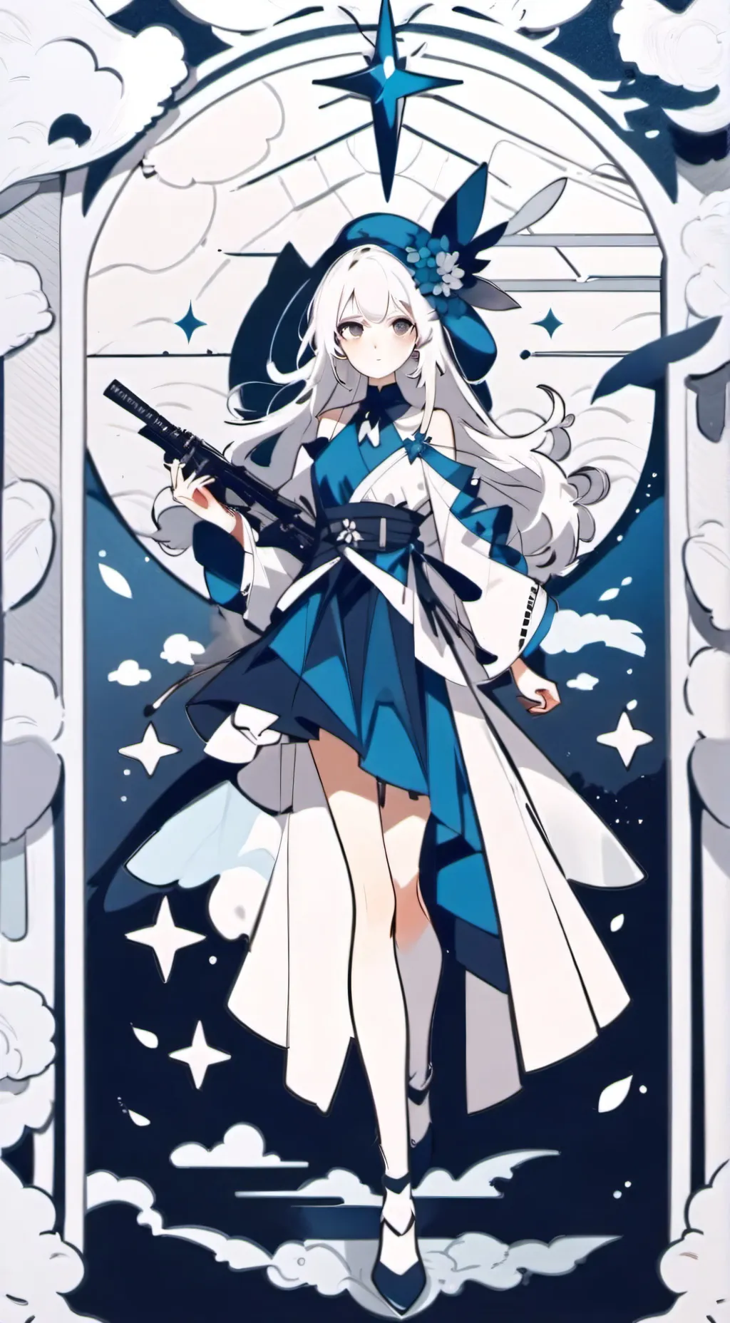 ai character: MD arcade  background