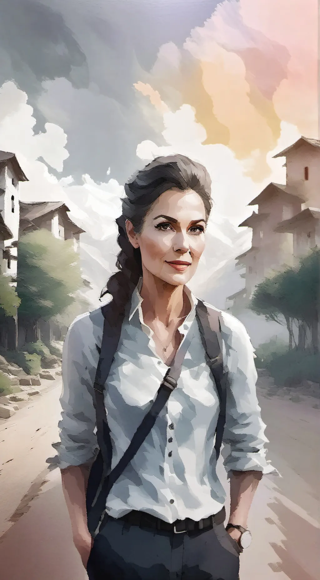 ai character: Kelly background