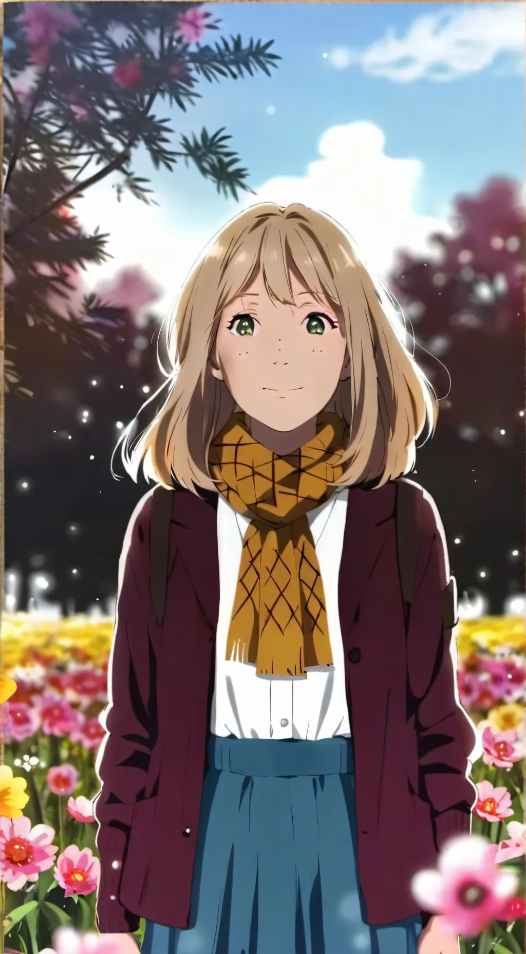 ai character: Fpe x demon slayer background