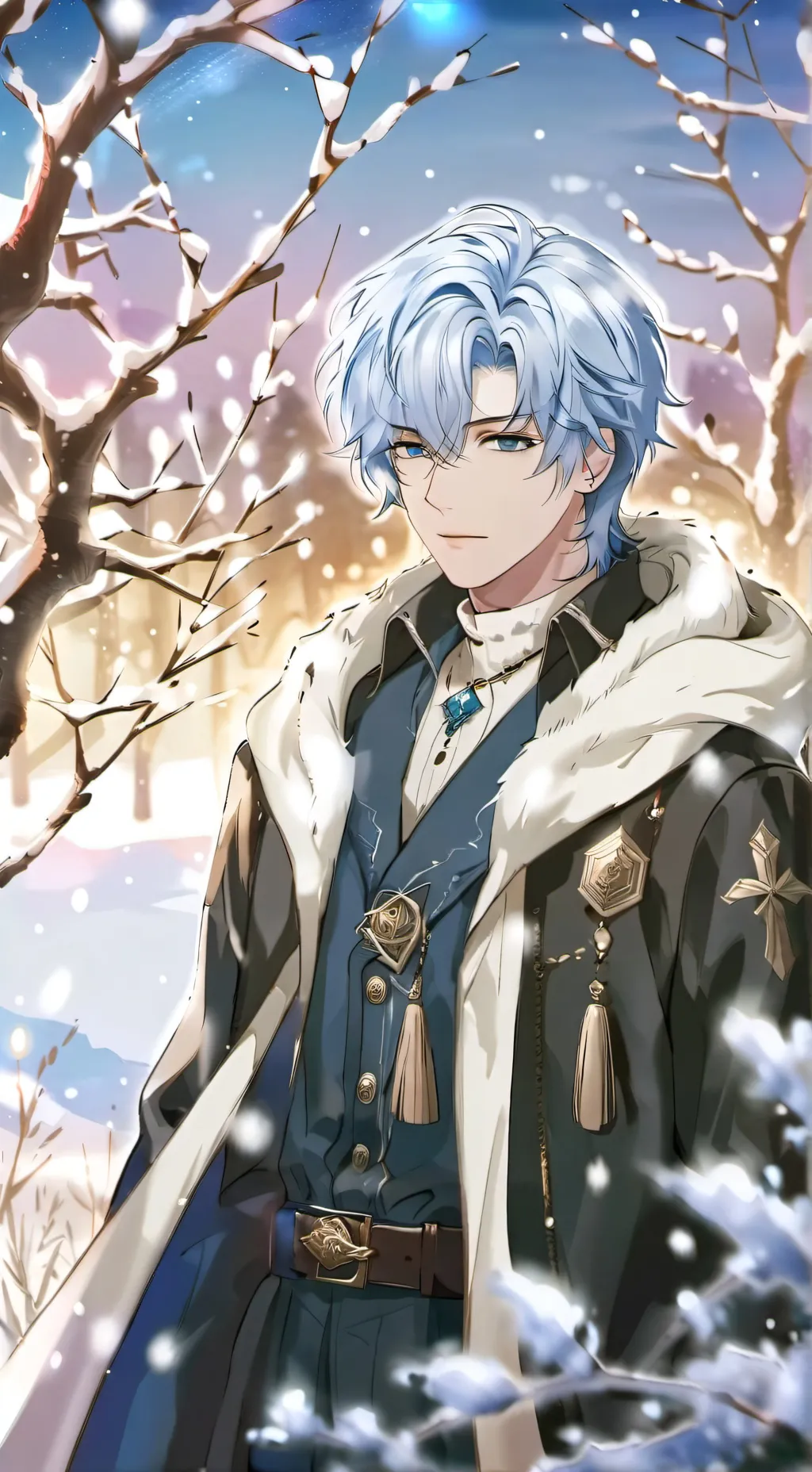 ai character: Leon background