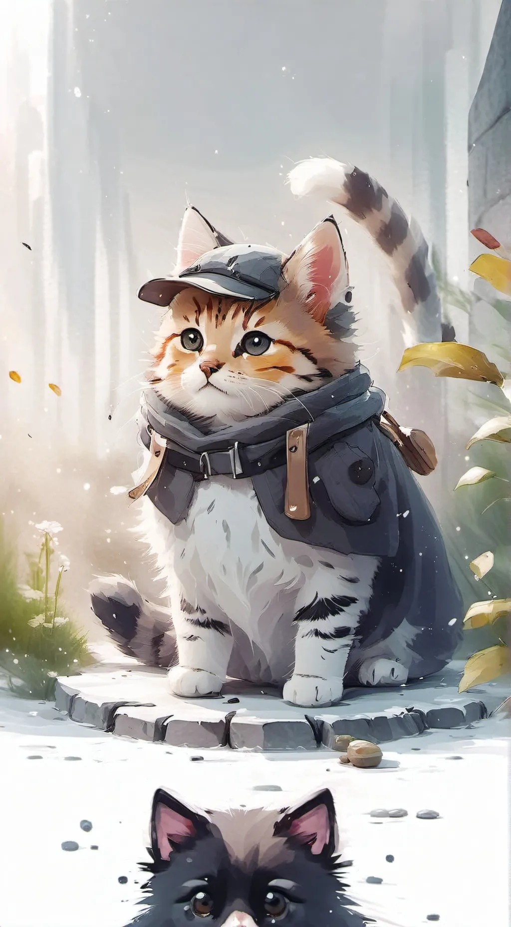 ai character: Cat background