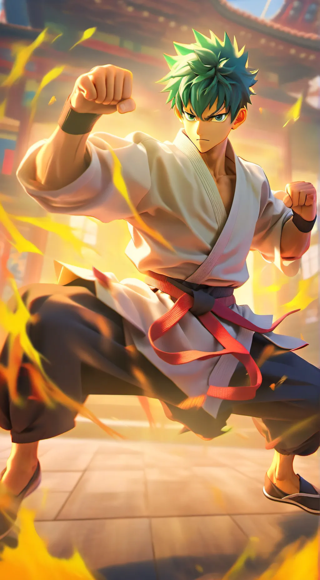 ai character: jjk background