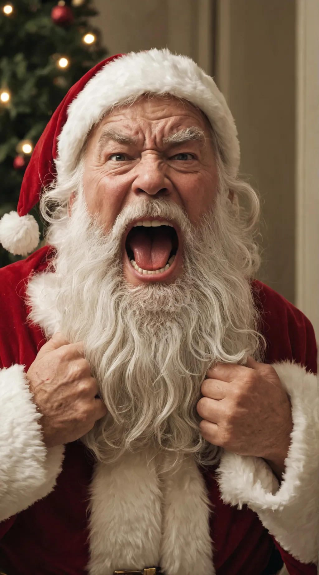 ai character: Santa background