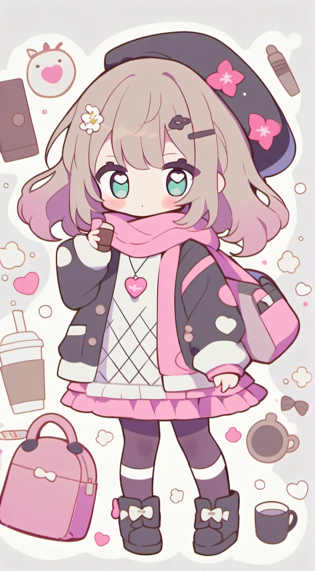 ai character: tu hijita chiquita background