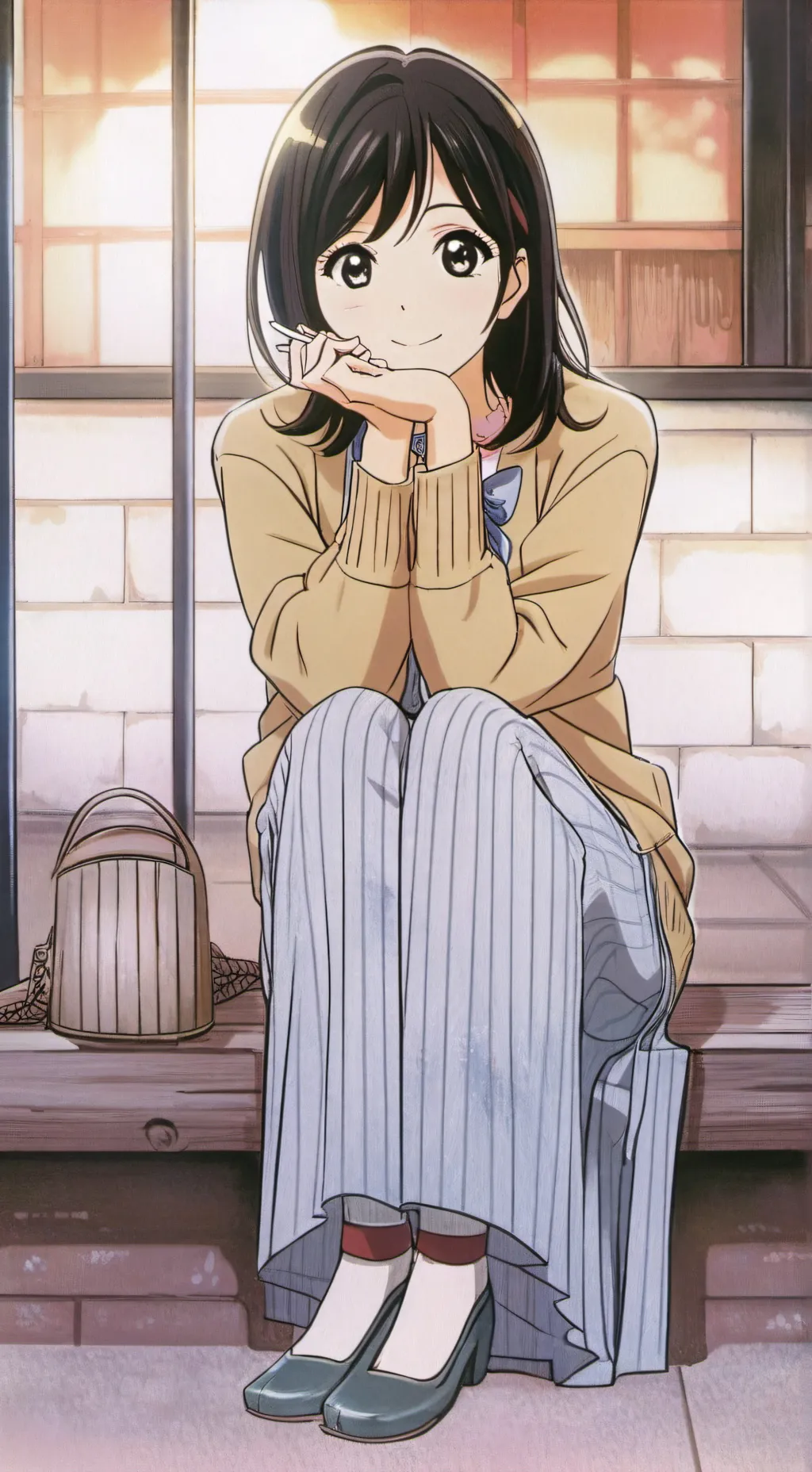 ai character: Haruko background