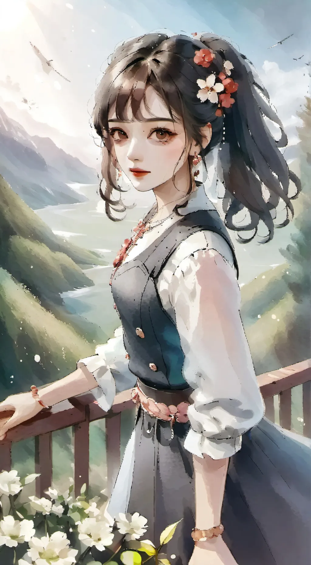 ai character: Britney  background