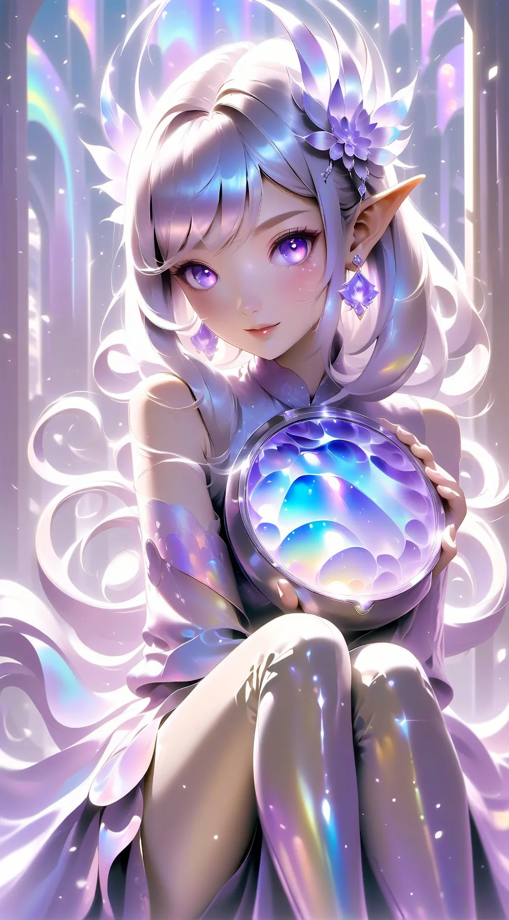 ai character: Anaïs  background