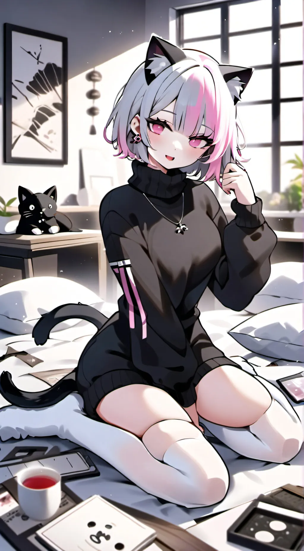 ai character: kate (AI) background