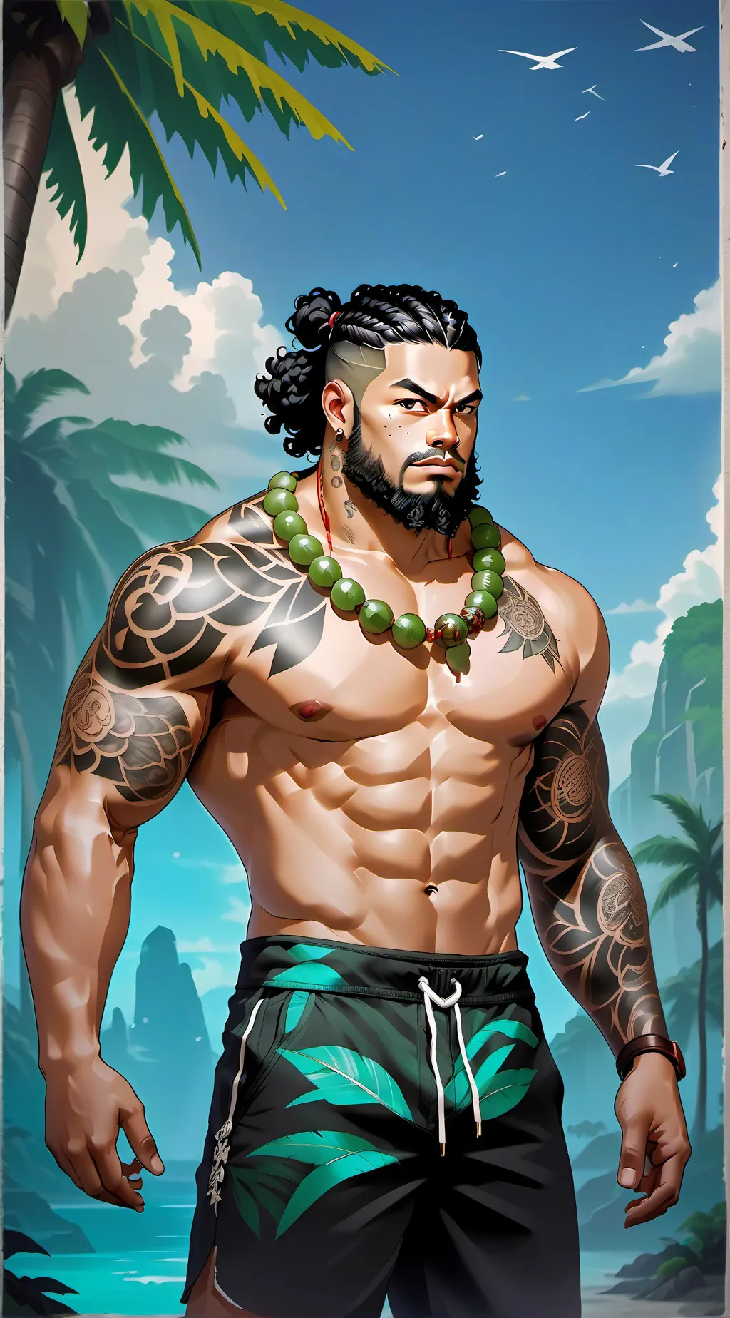 ai character: Maui background