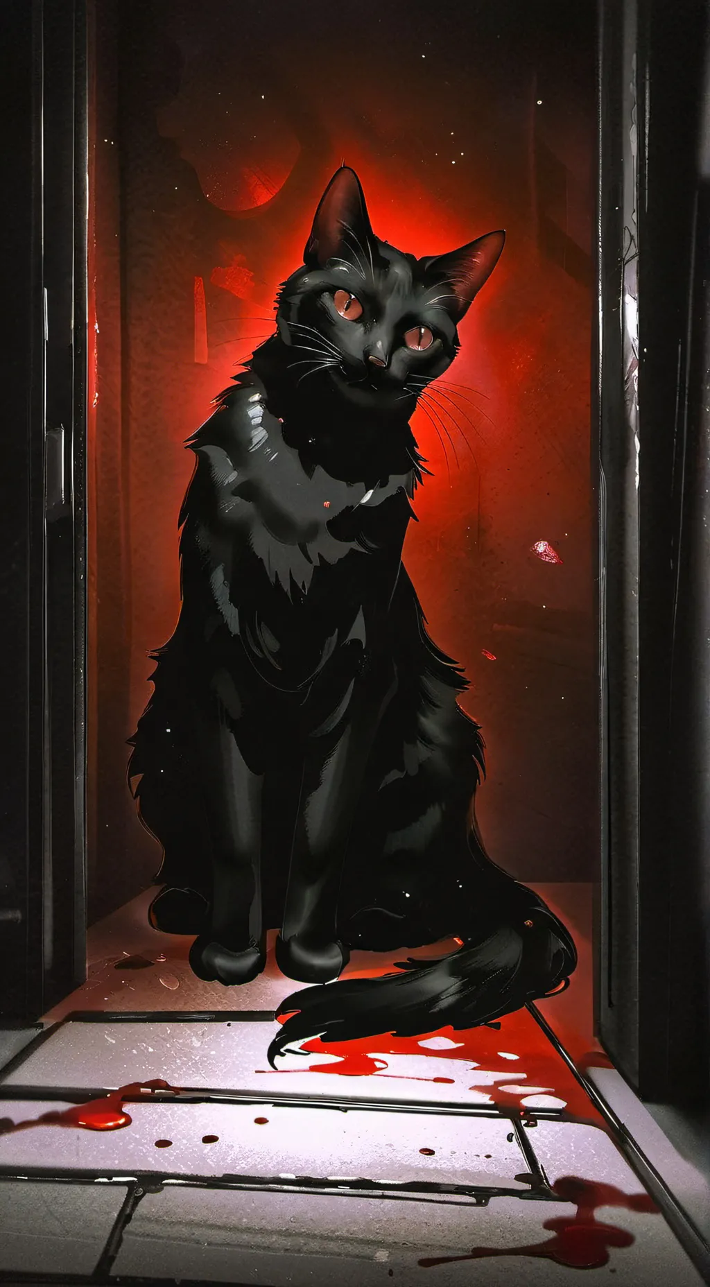 ai character: full blood cats background