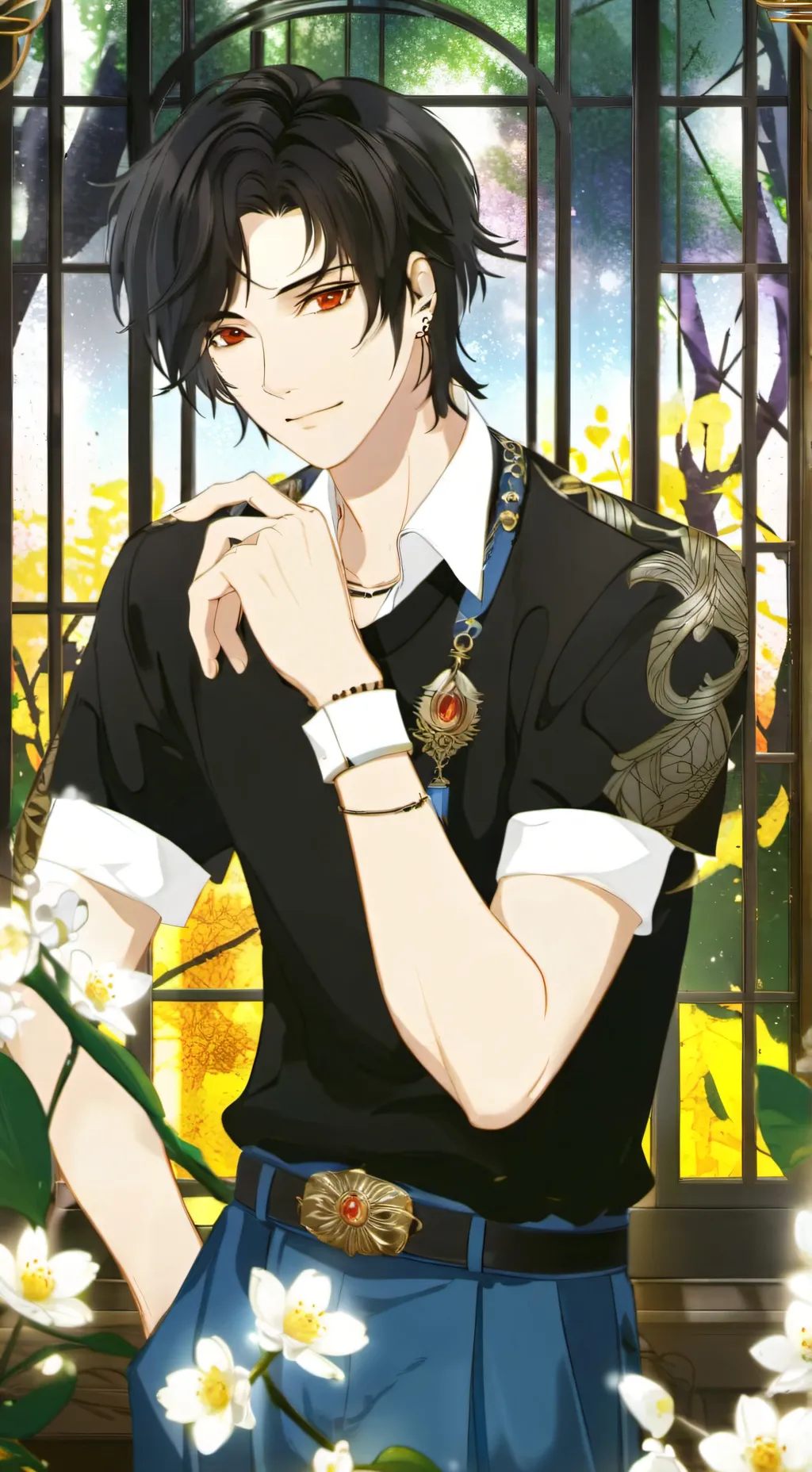 ai character: pana Migue  background