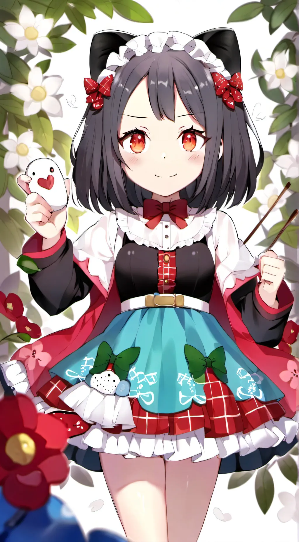 ai character: bread  background