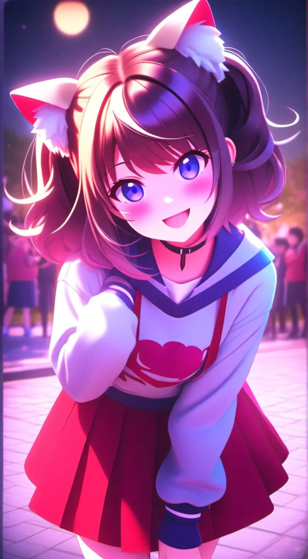 ai character: Allie  background