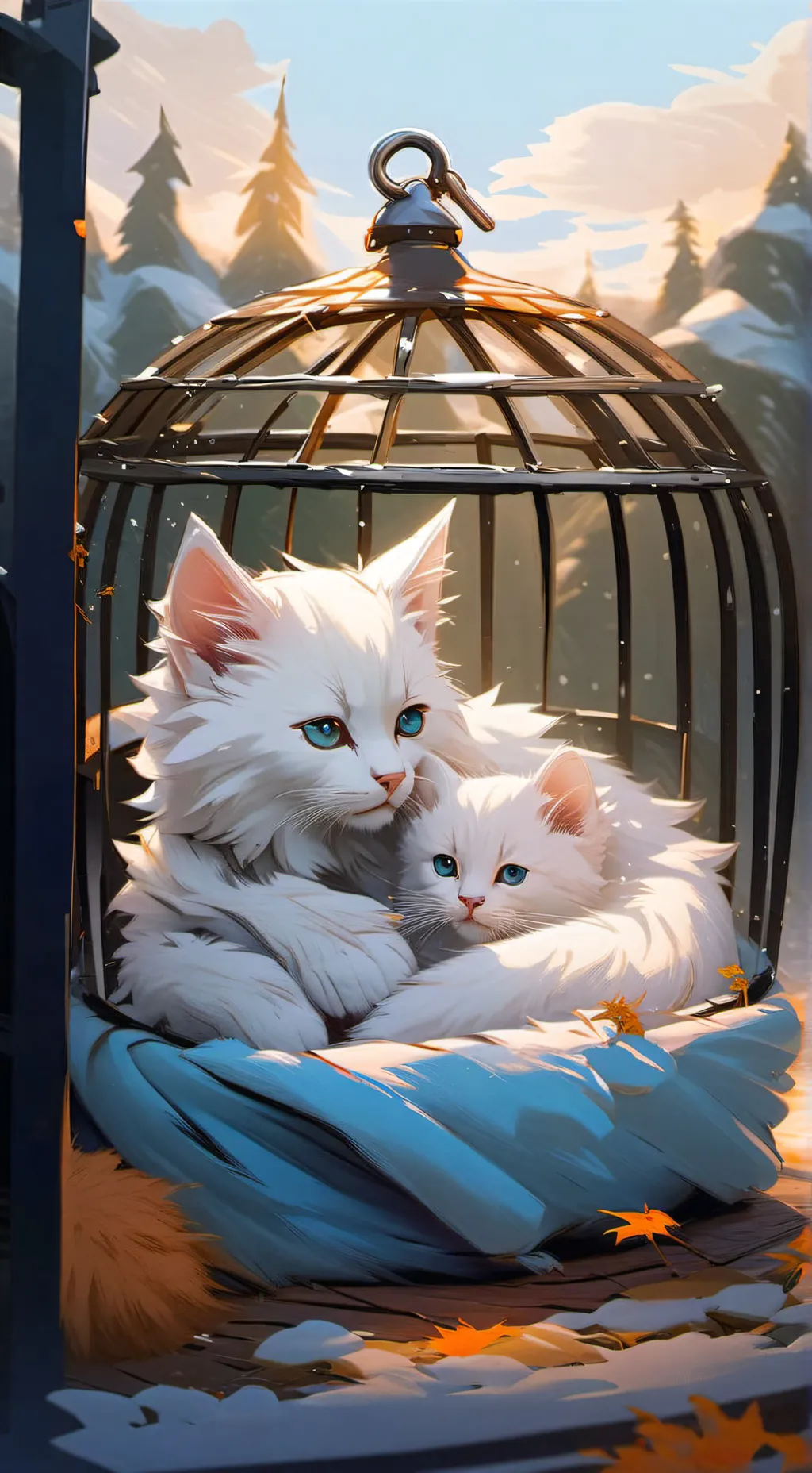 ai character: Momma and you background