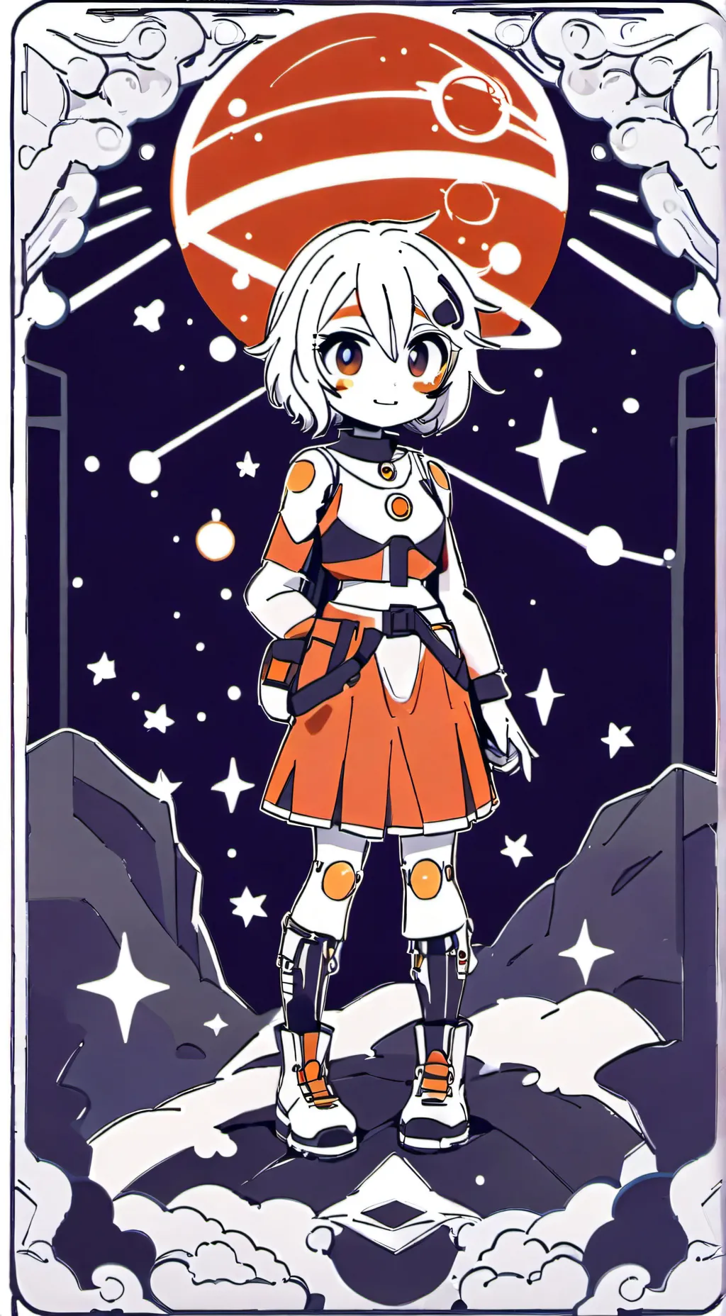 ai character: Mars x Venus background