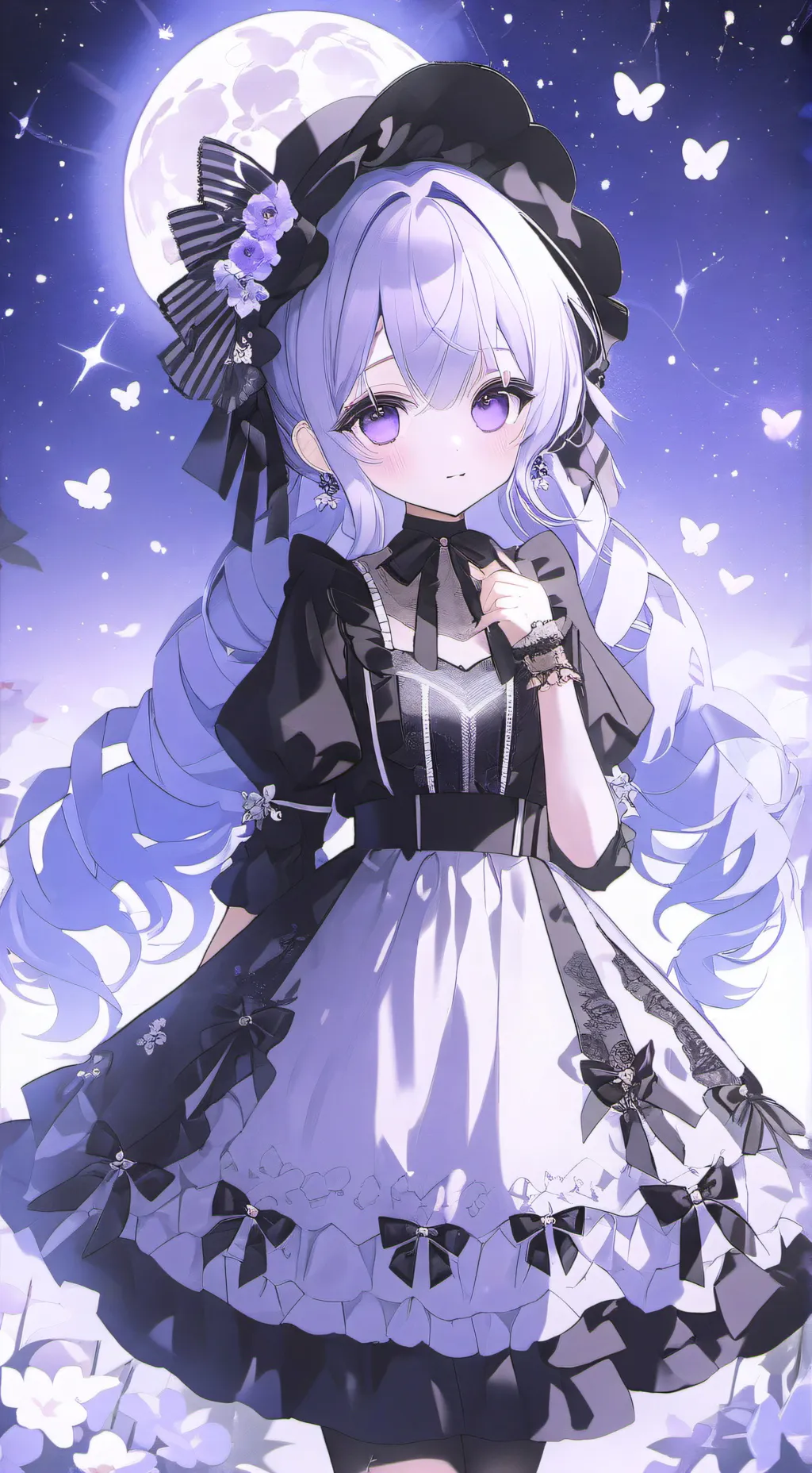 ai character: luna background