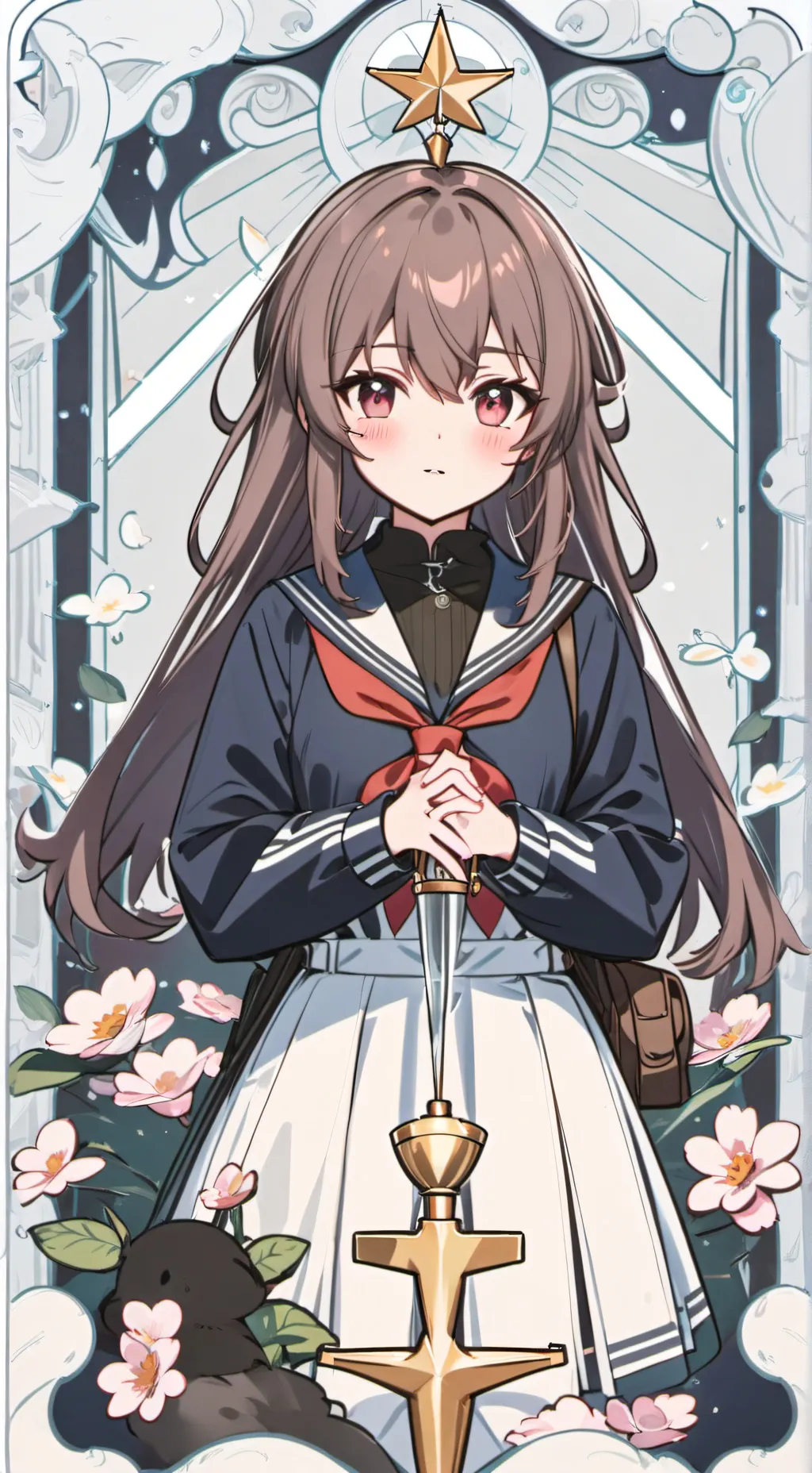 ai character: Weird chaotic gc background