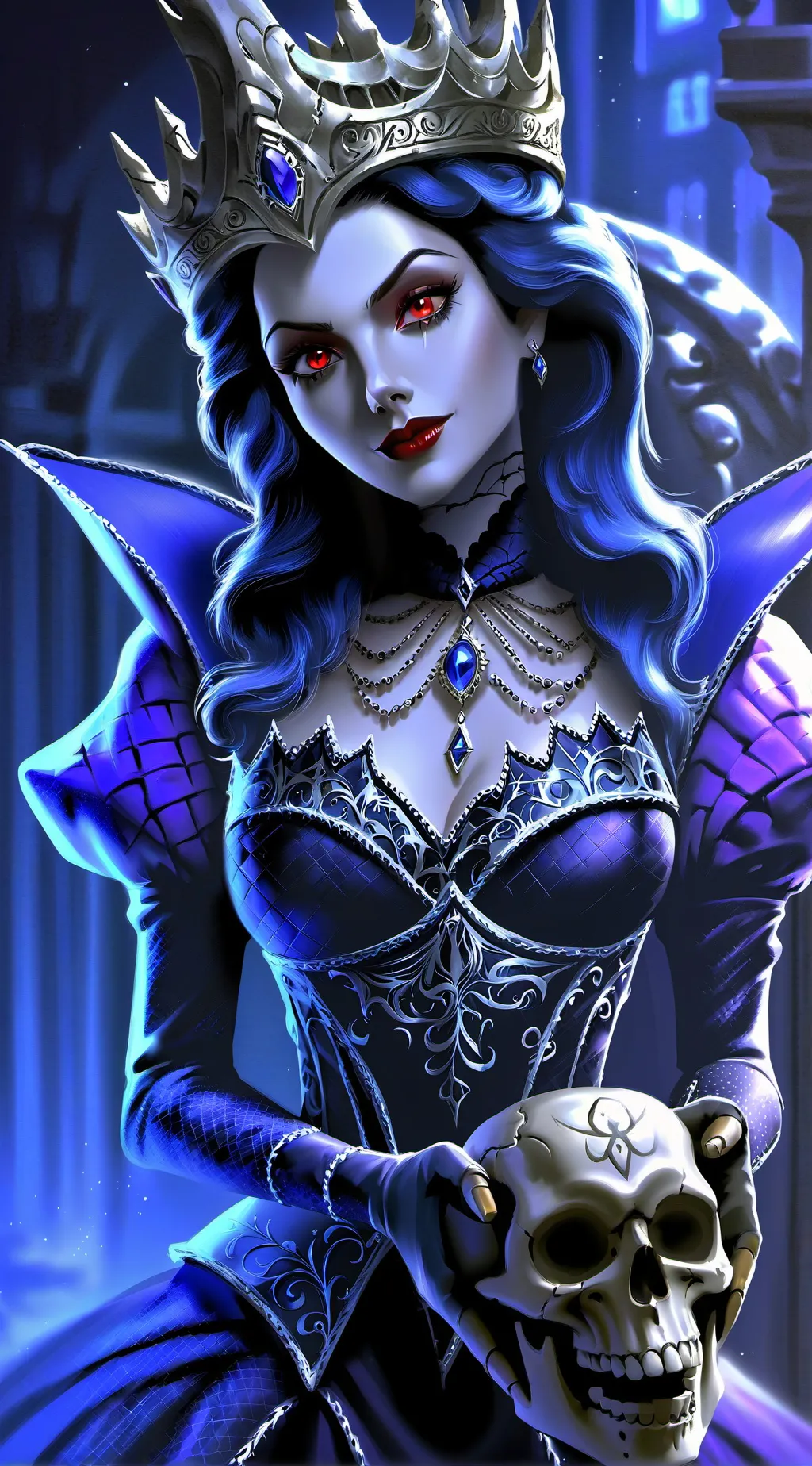 ai character: Lady Nadia background