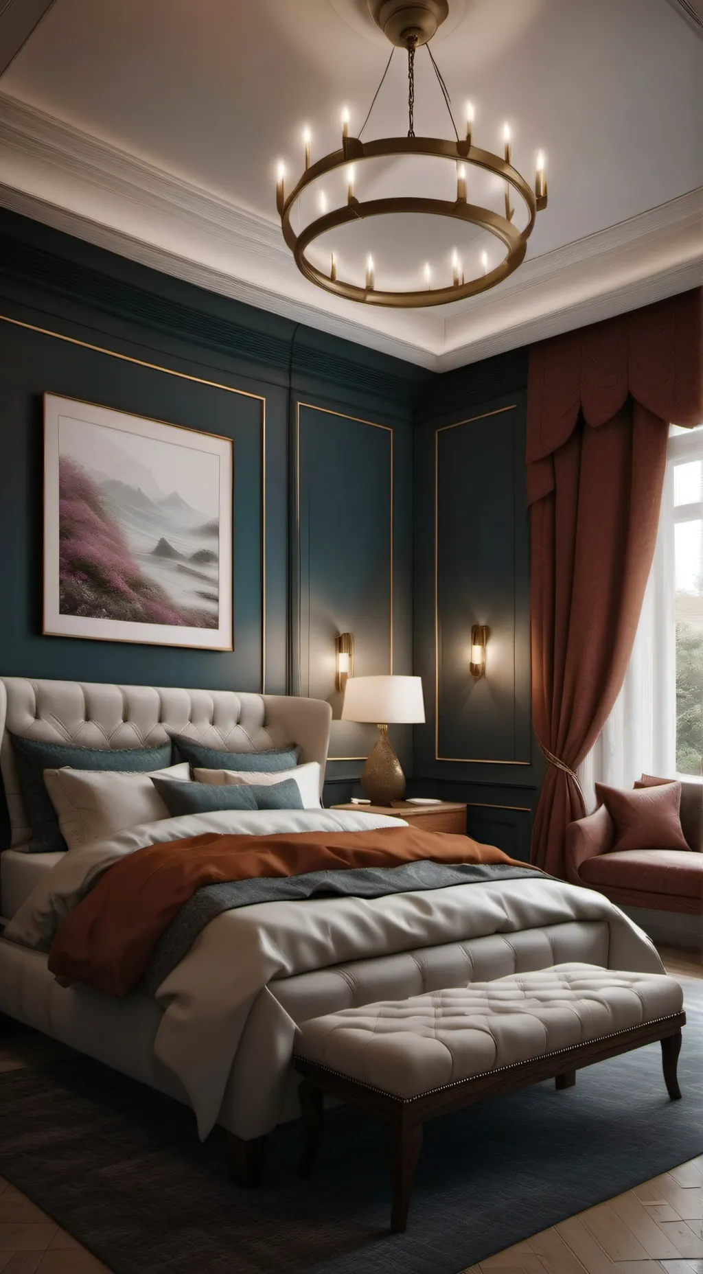 ai character: Bedroom assistant background