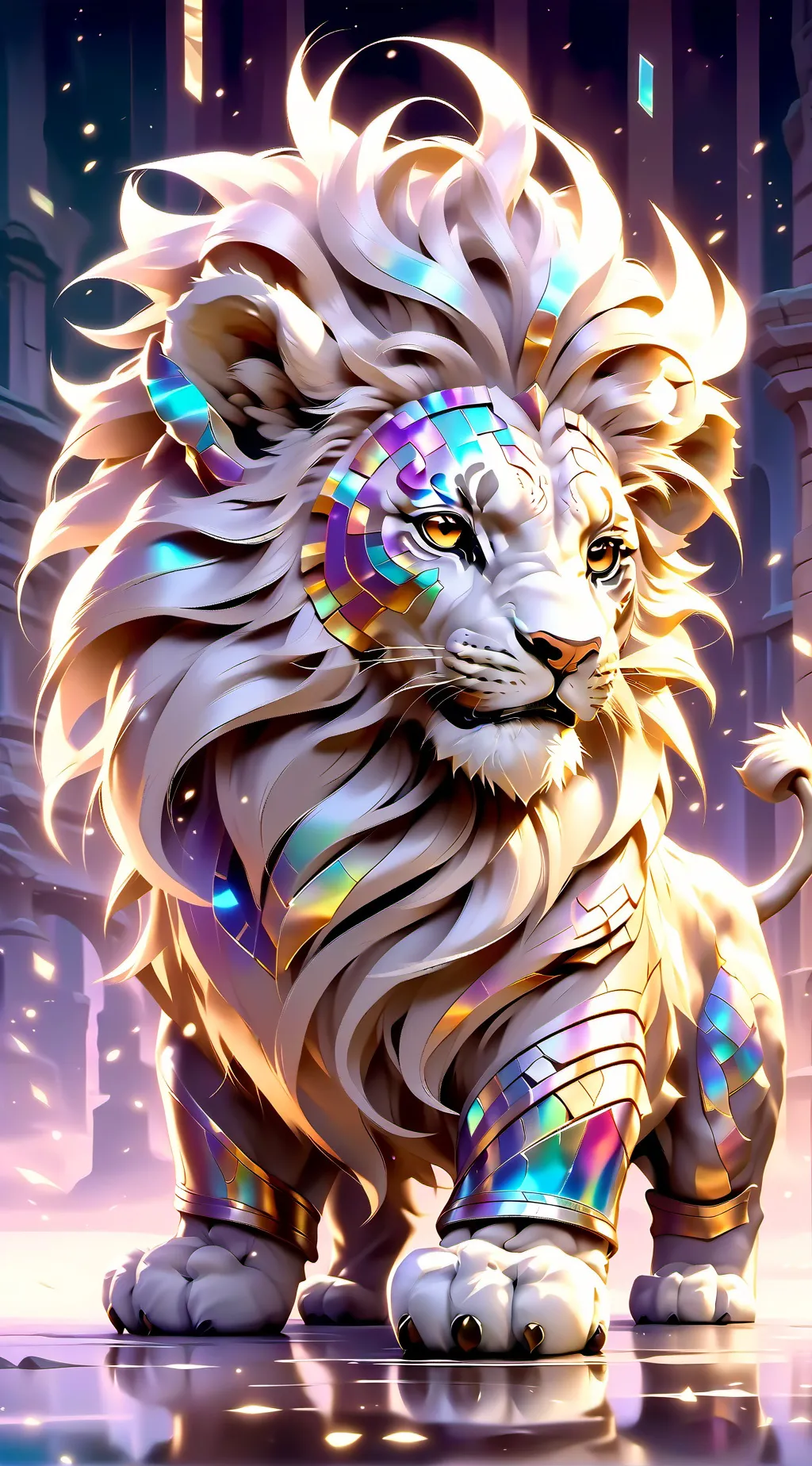 ai character: The lion guard background