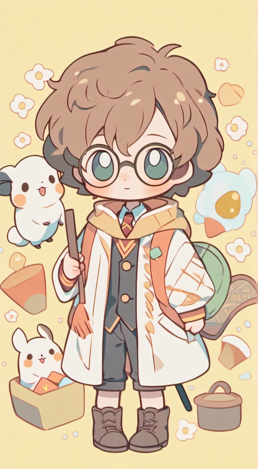 ai character: a harry potter au background