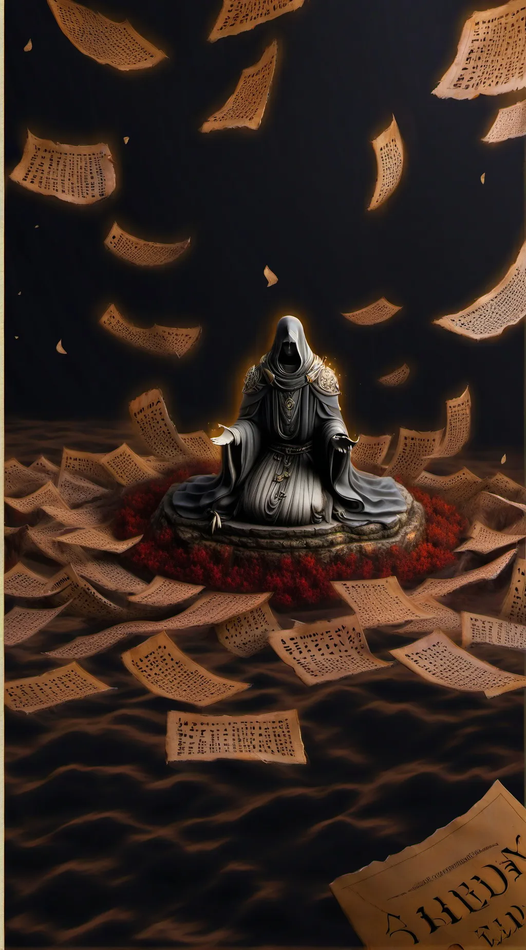 ai character: Art summoner background