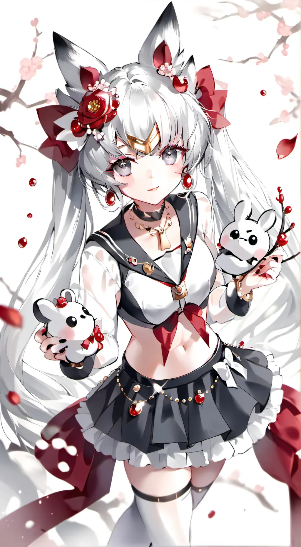 ai character: Sailor Moon  background