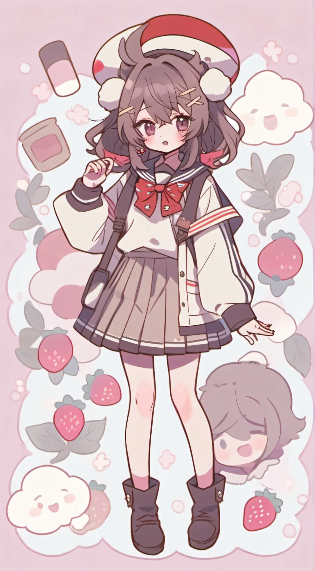 ai character: Cinder. background