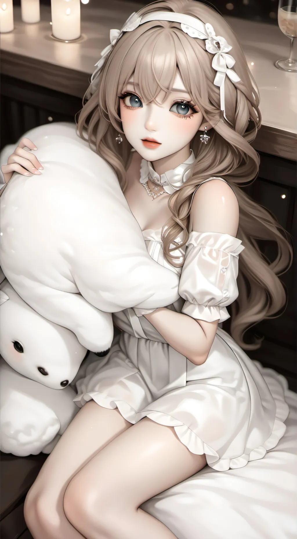 ai character: Popular girl  background