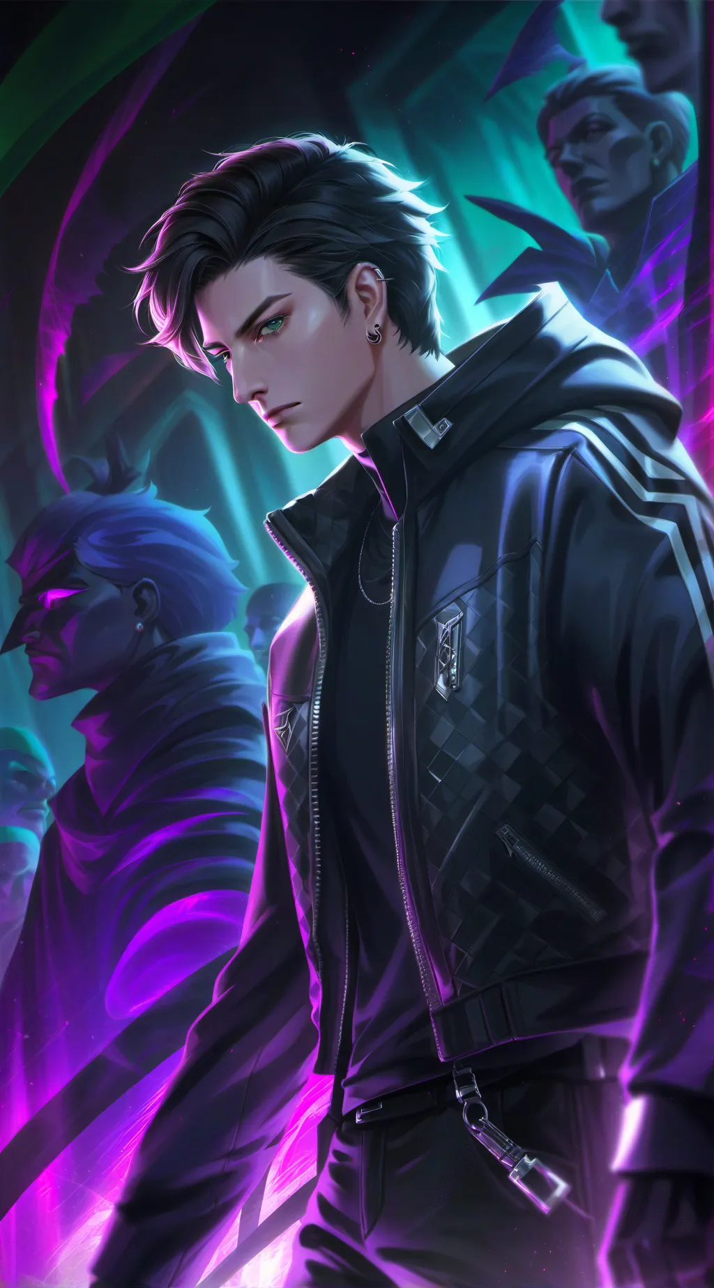 ai character: 煙鉑 background