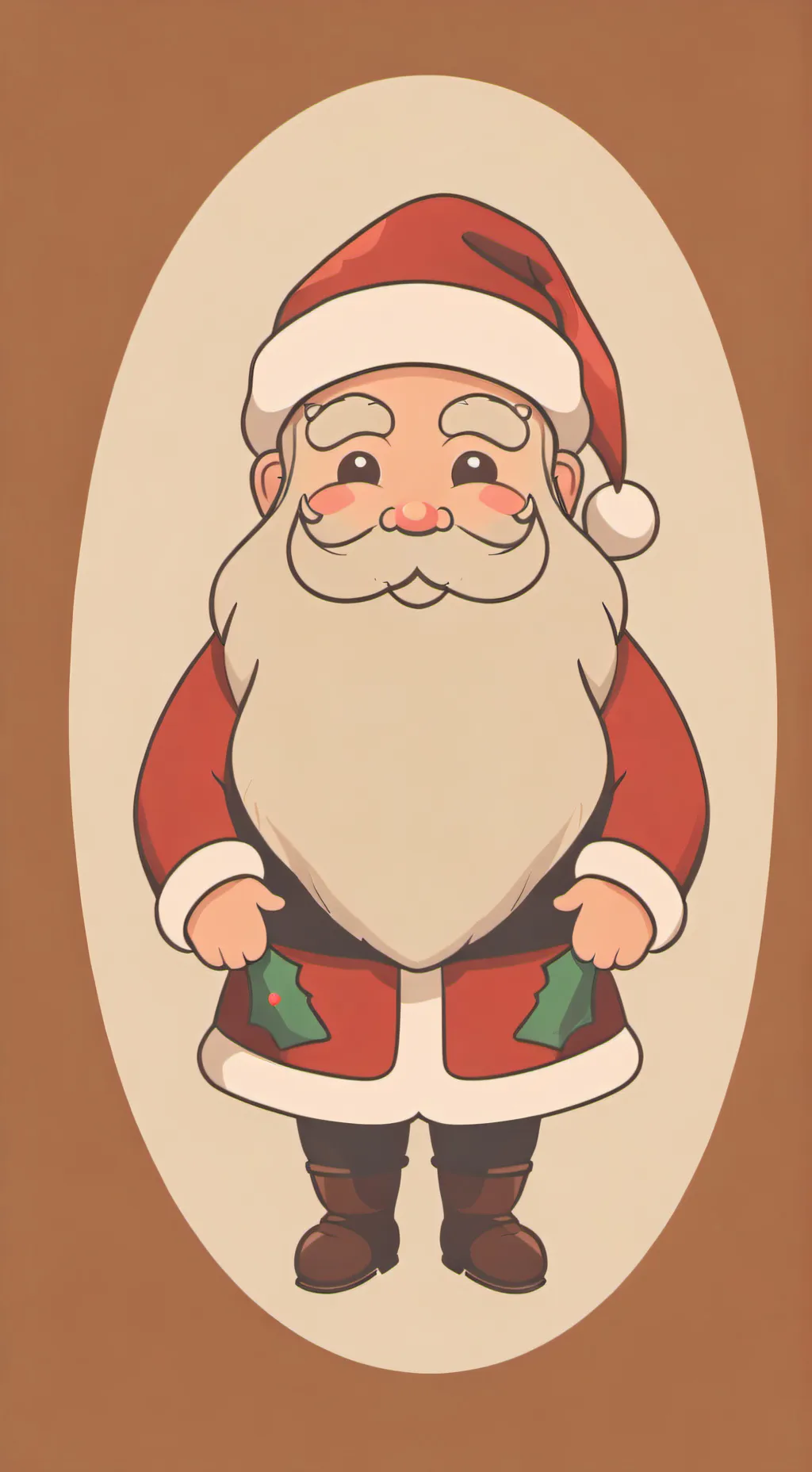 ai character: santa background