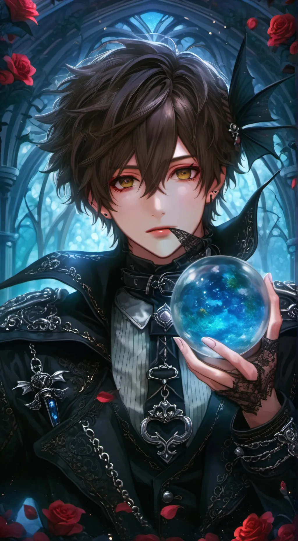 ai character: dere🌺🇩🇴 background