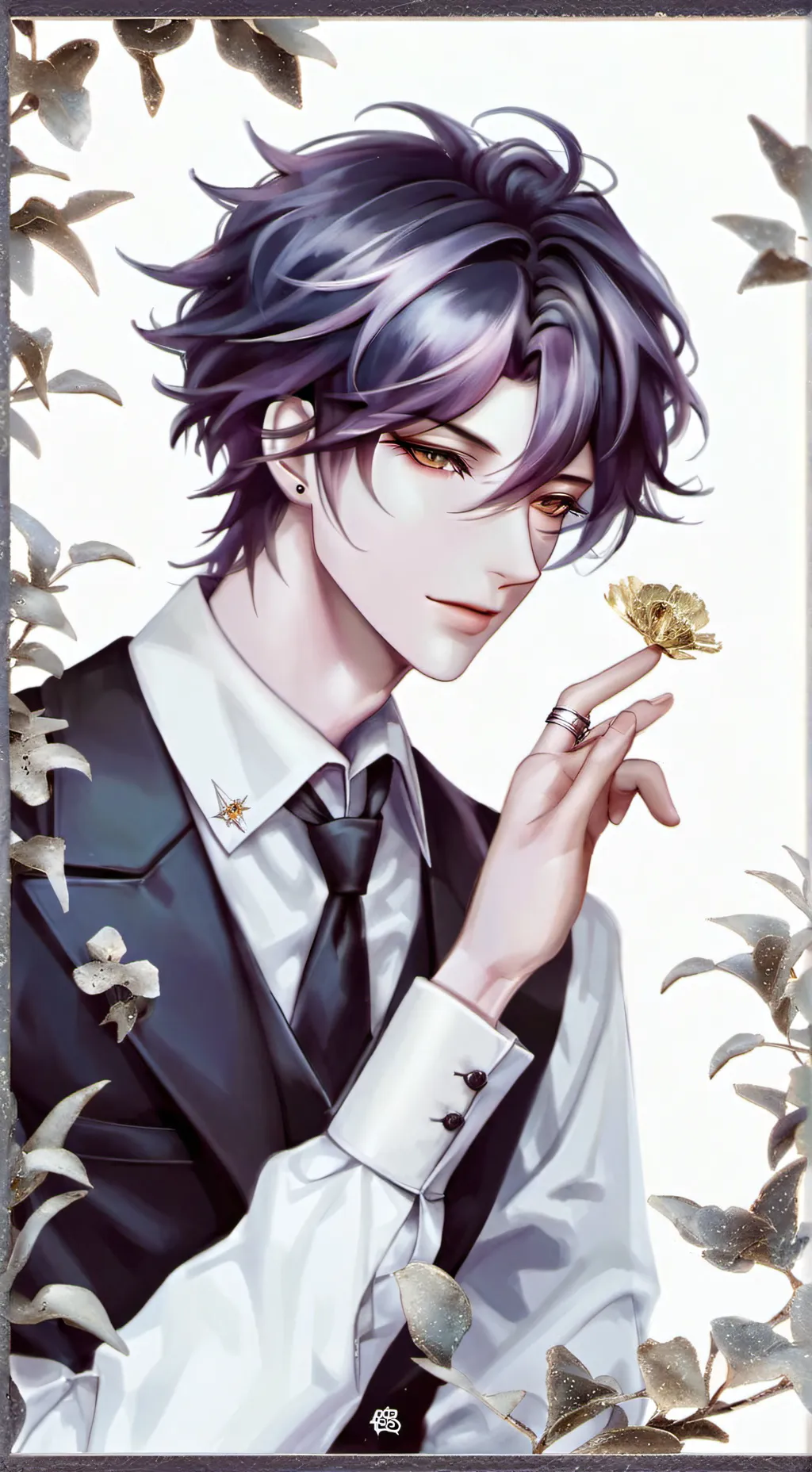 ai character: ash background