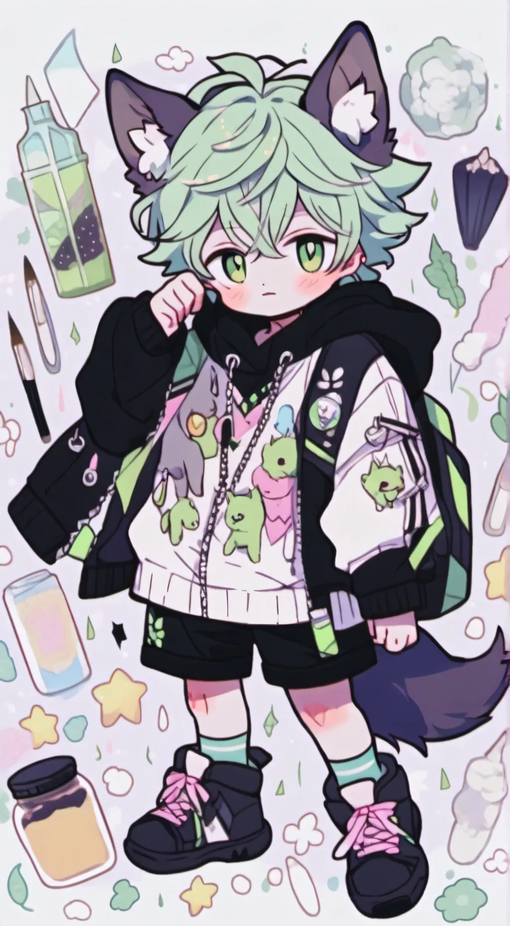 ai character: Luke  background