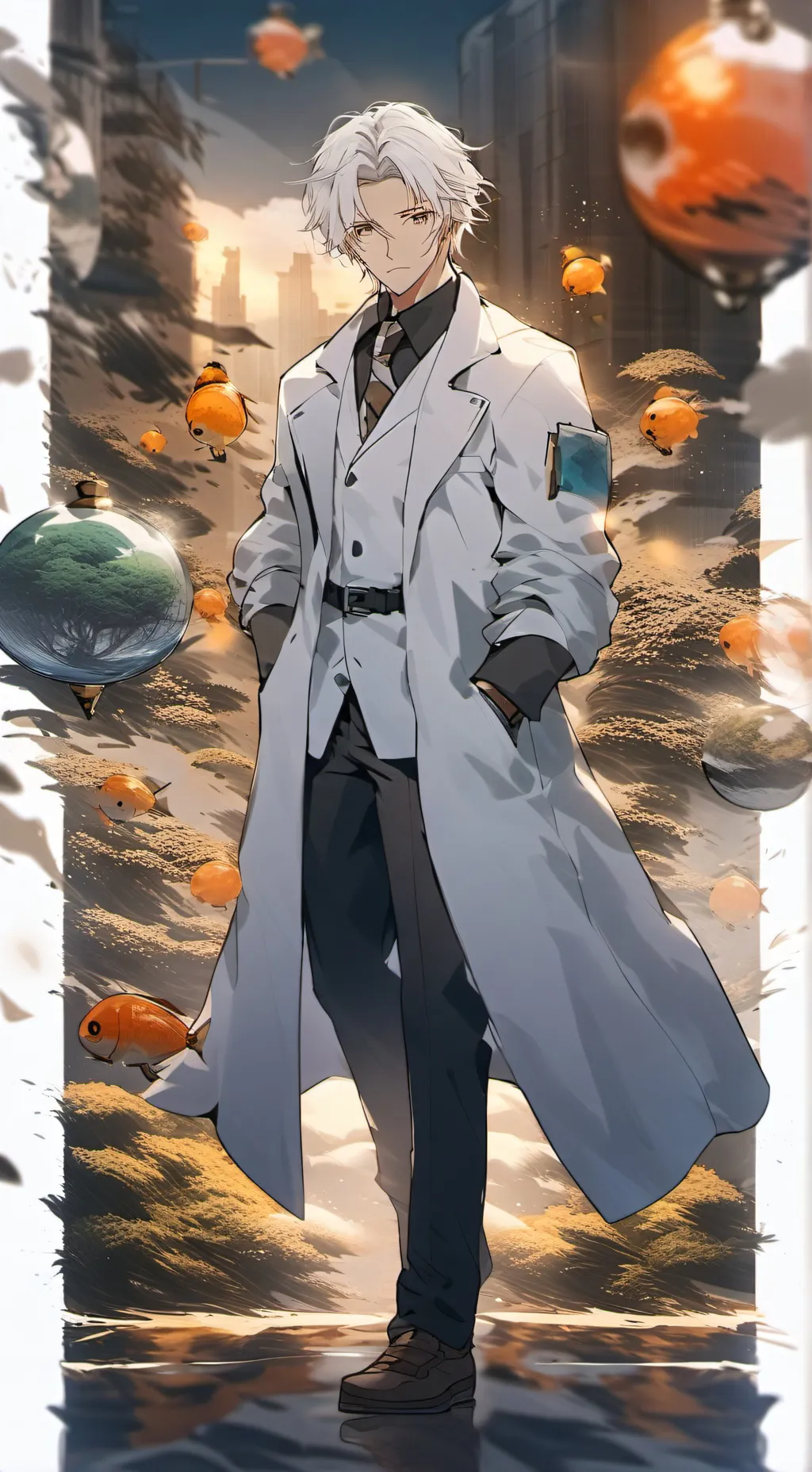 ai character: Anything  background