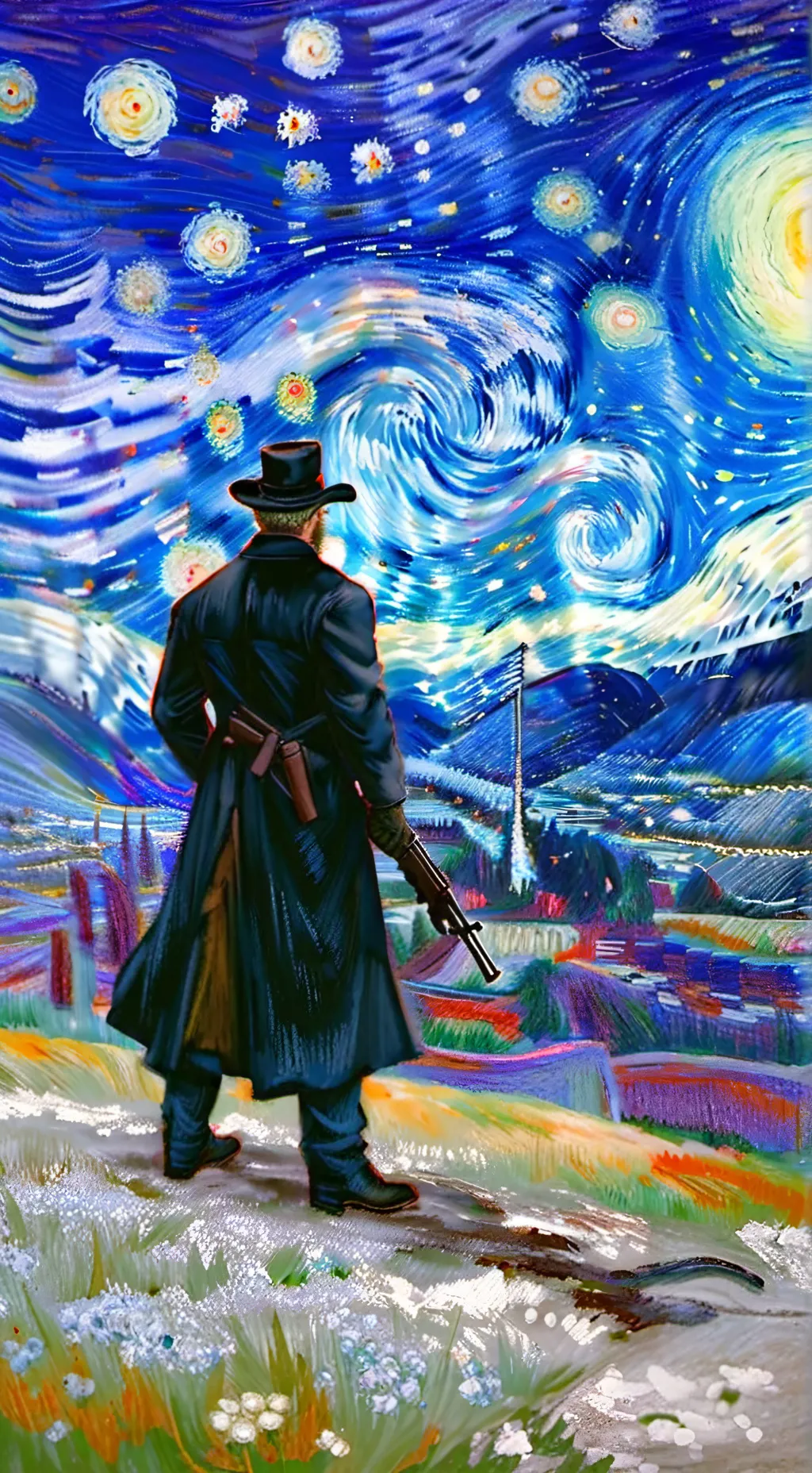 ai character: 70 subs background