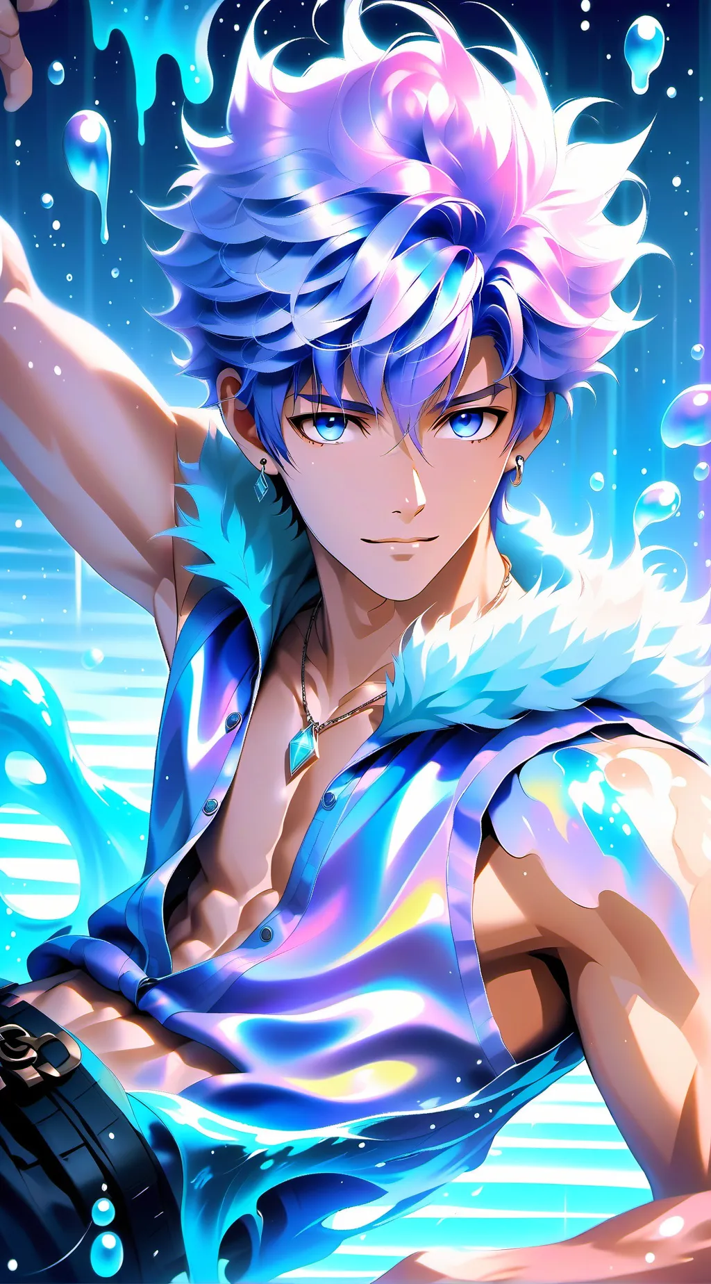 ai character: 💧✨danim✨💧 background