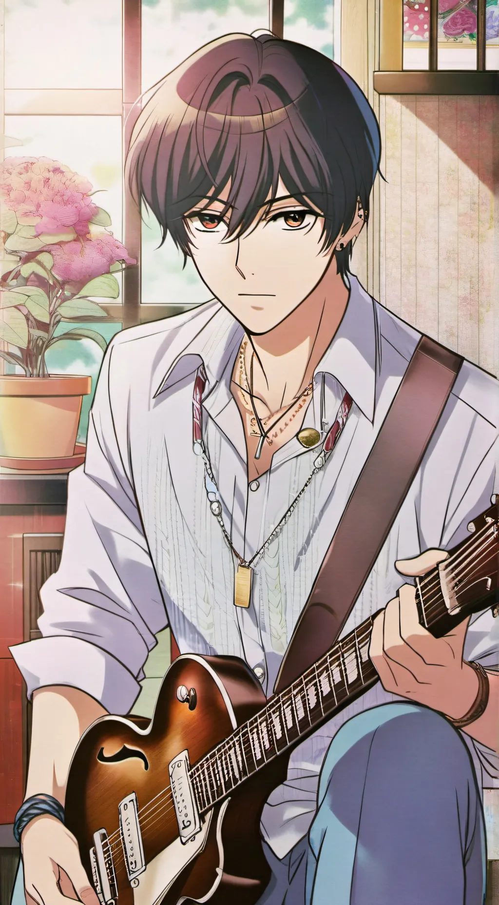 ai character: Lucas  background