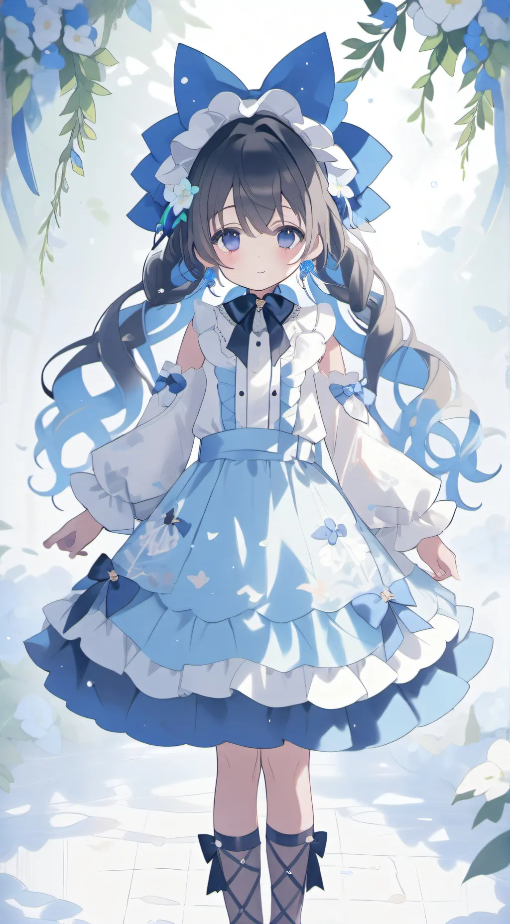 ai character: Cute elf background