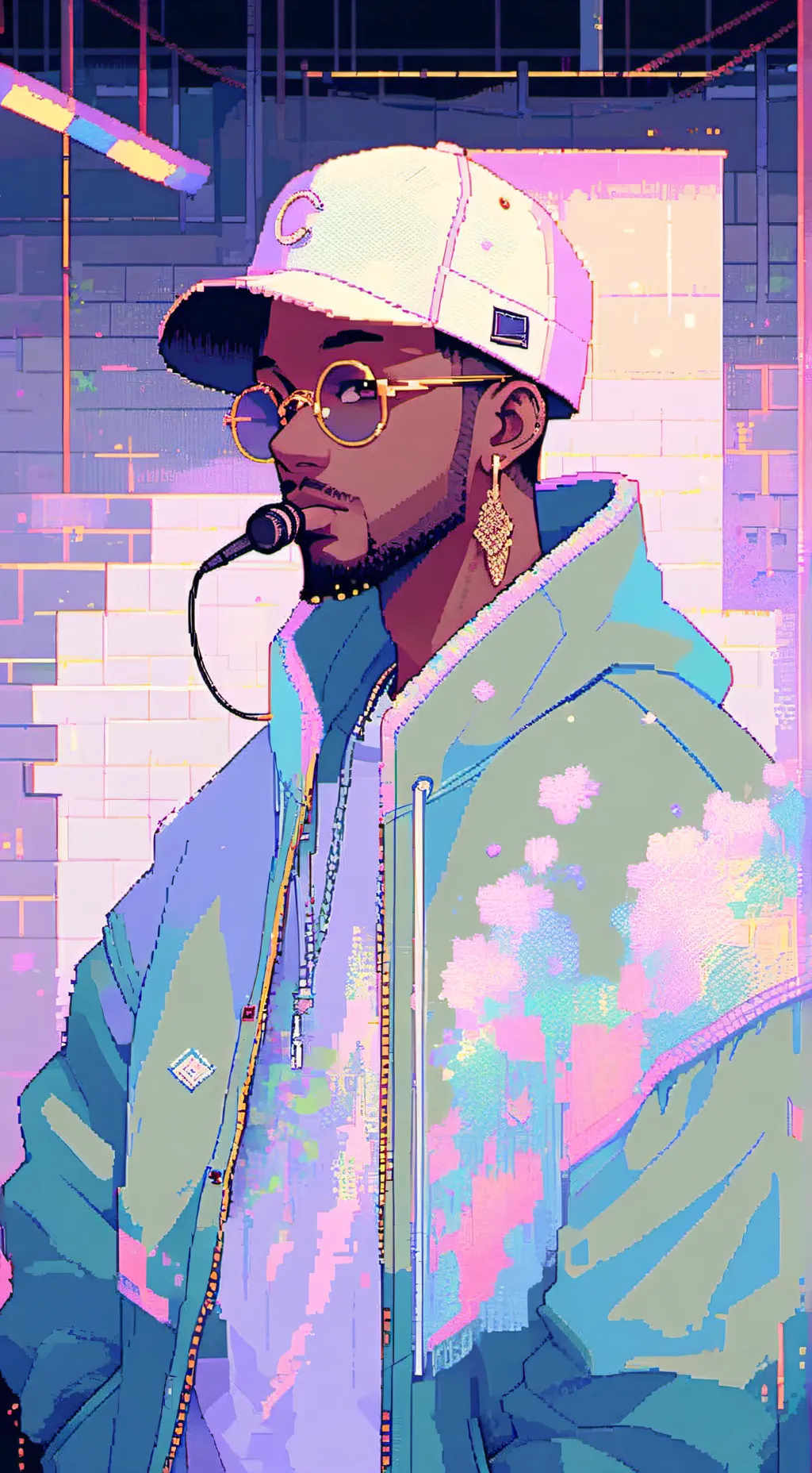 ai character: Rapper background