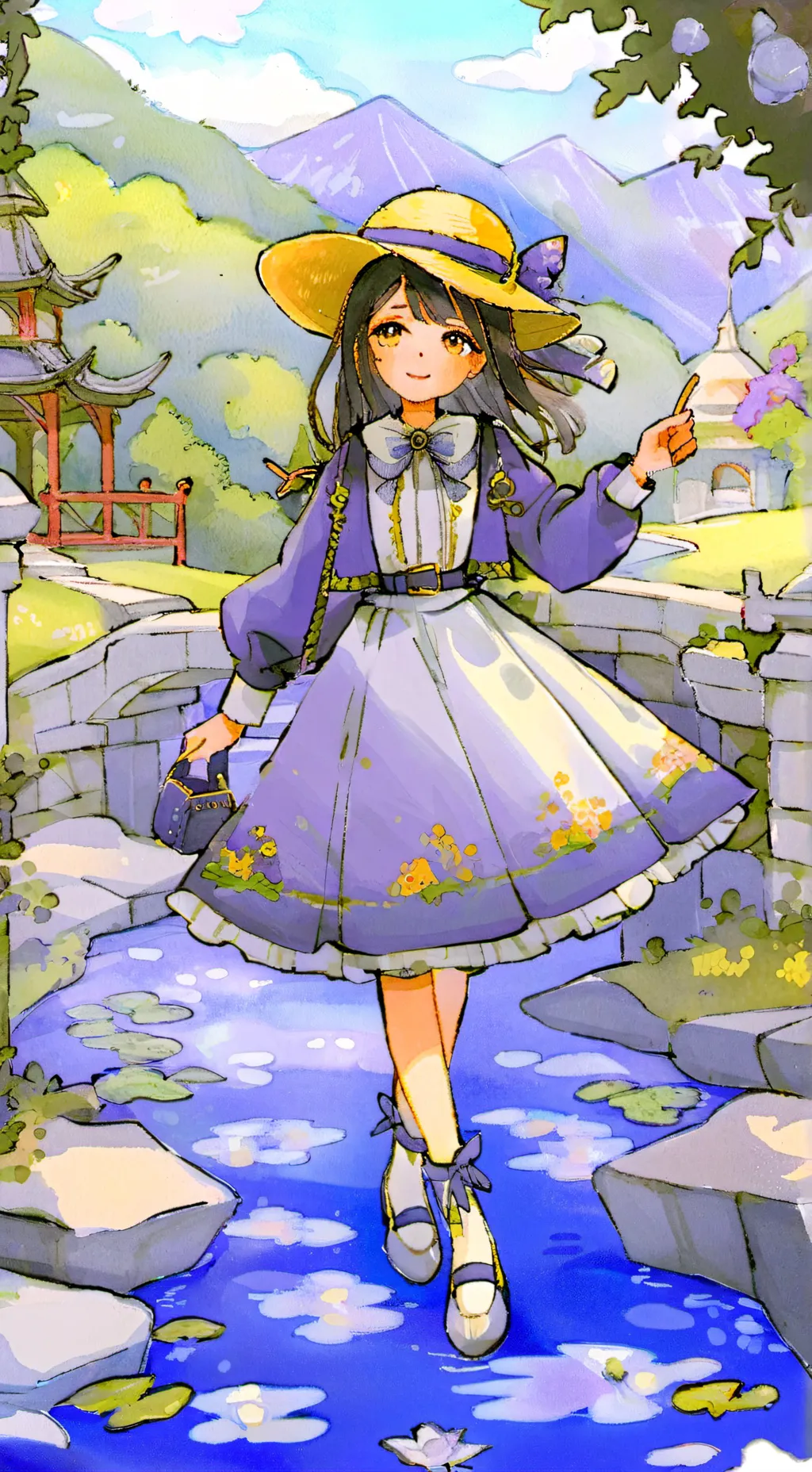 ai character: hi background